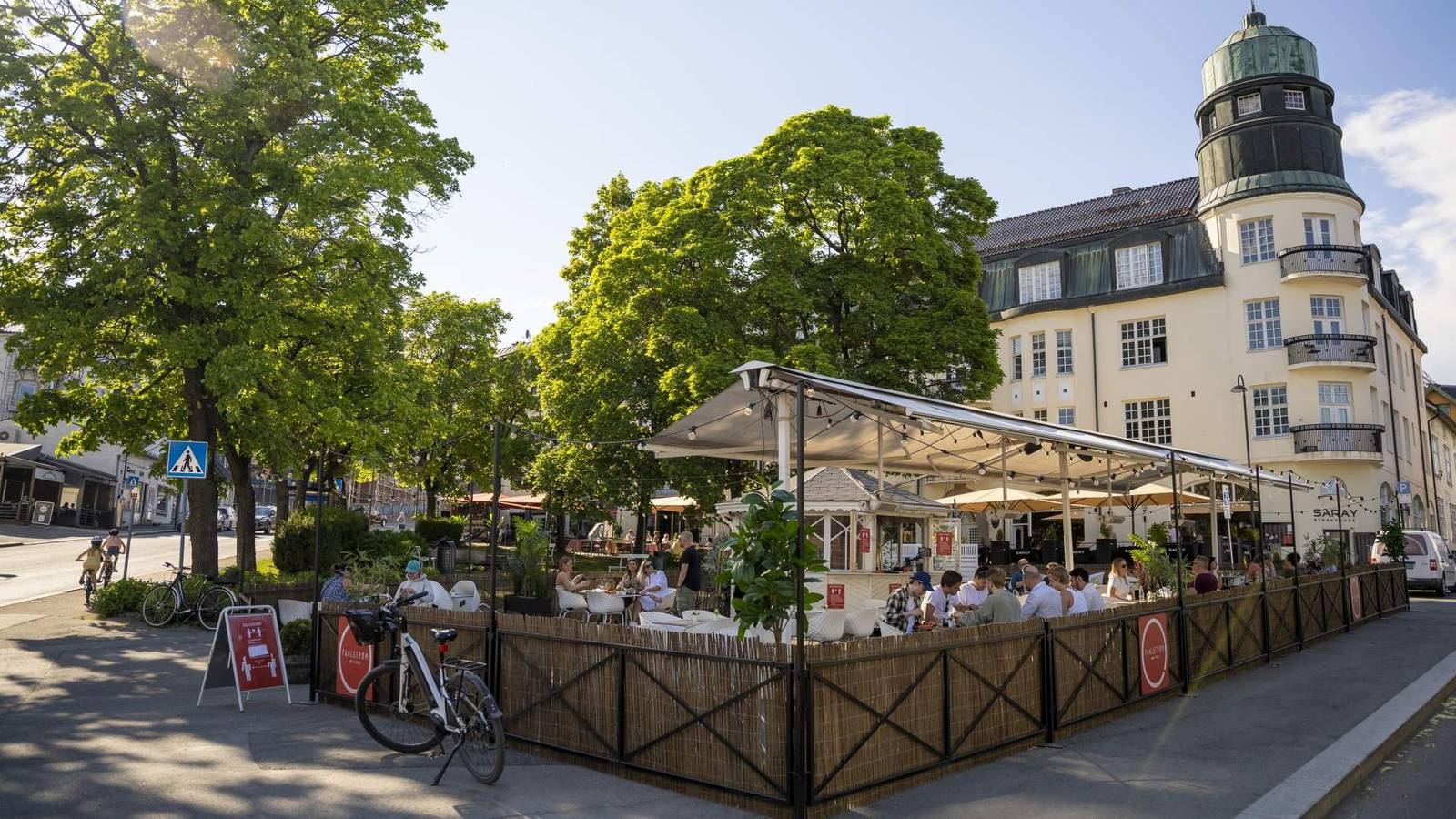 Det er kort veg til Gjøvik sentrum Galleribilde