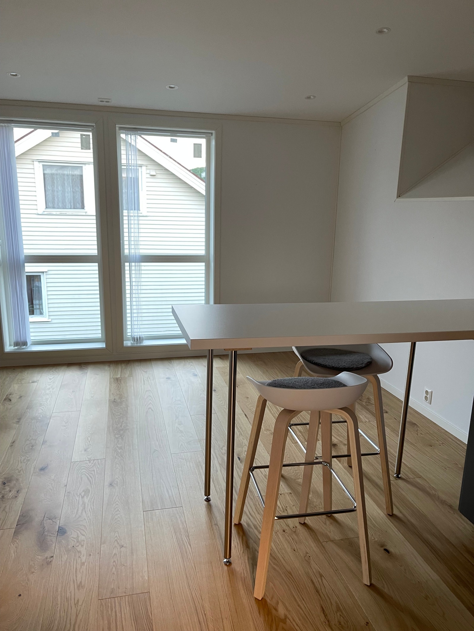 Stue uten møbler Galleribilde