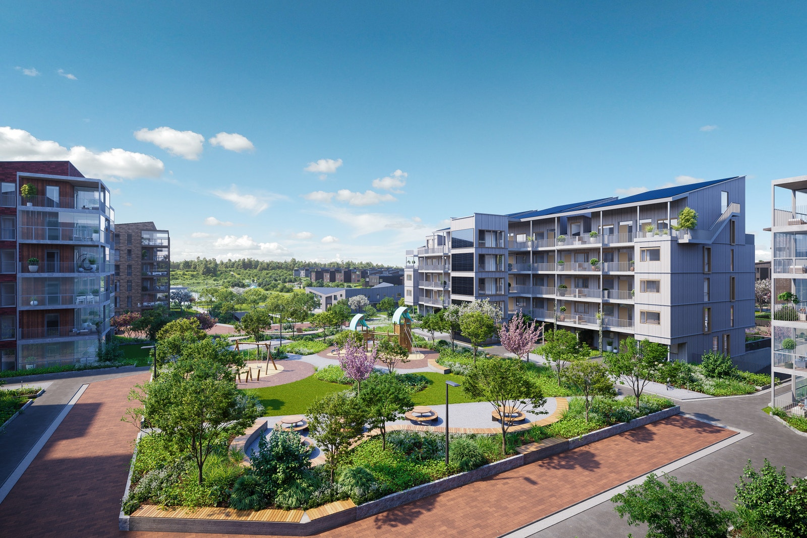 Dette er en visualisering av visjonen til hagen. Galleribilde