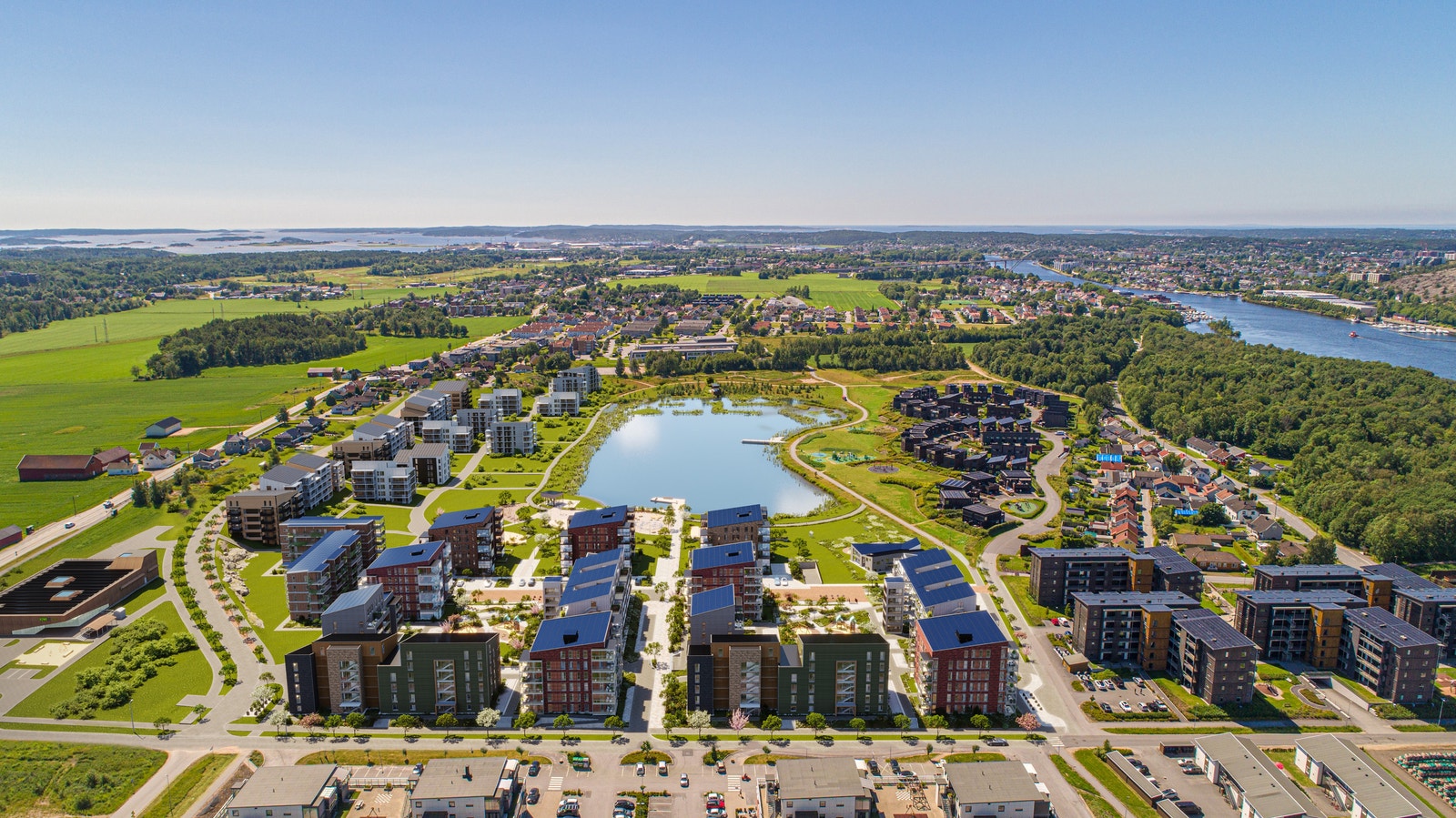 Verket Atrium er et delfelt i den nye bydelen Verksbyen Galleribilde
