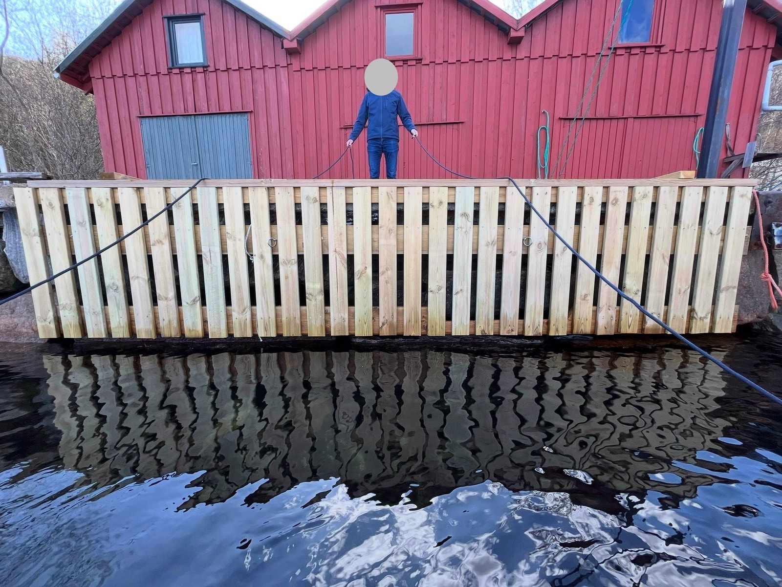 Framside av bryggen ble fornyet i 2023 Galleribilde