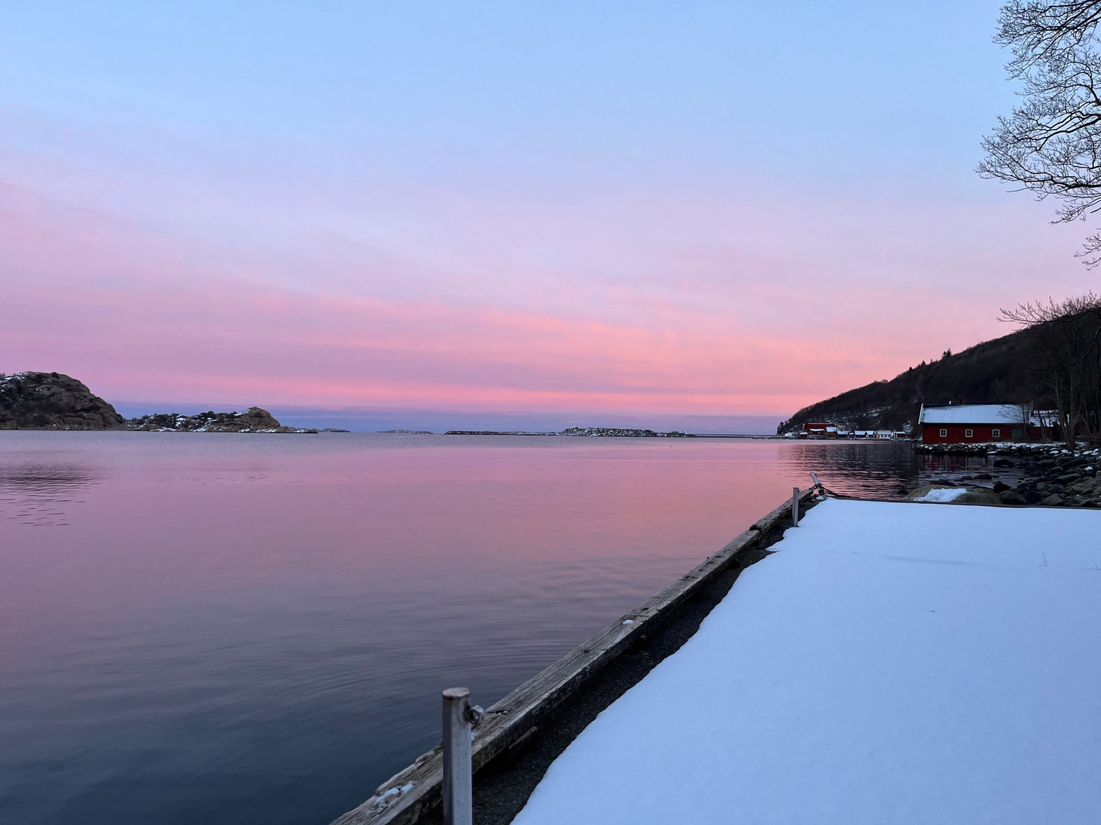 Utsikt fra bryggen Galleribilde