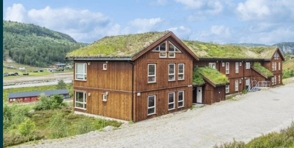 Parkering på baksiden av bygget Galleribilde