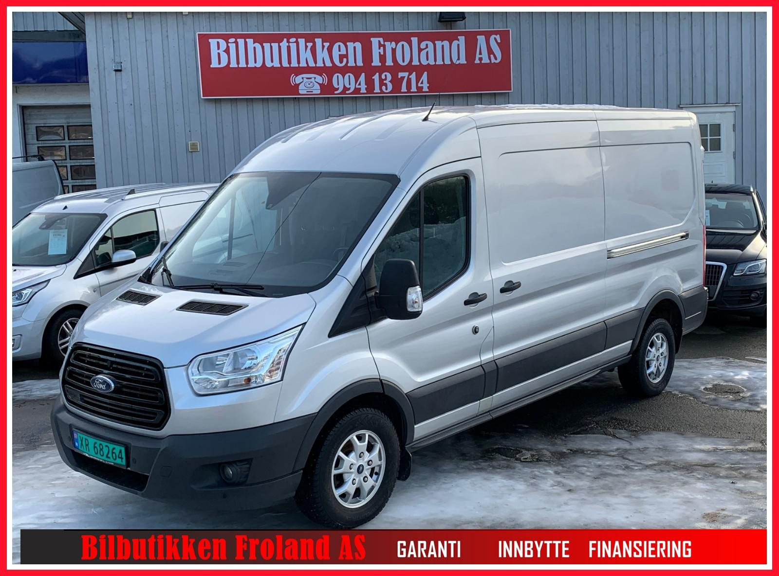 Ford Transit 350 170 HK L3 H2, Webasto, R kamera, H feste, 2X skyved
