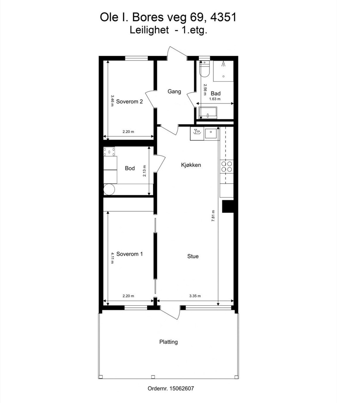 Plantegning Galleribilde