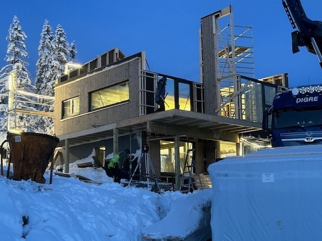 Modell A1 under montering Galleribilde