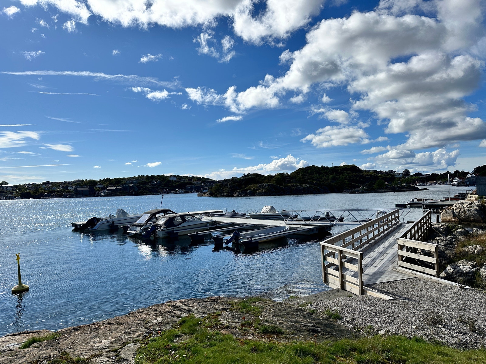 Båtplass ved huset Galleribilde