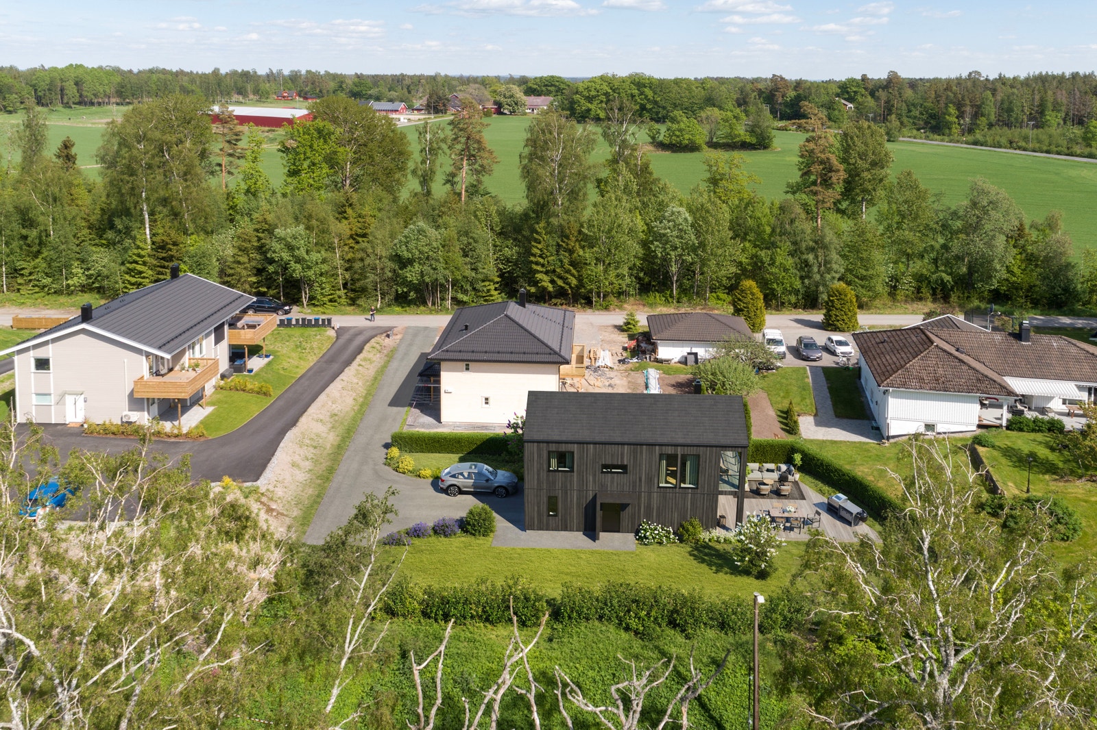 Huset vist på tomten Galleribilde