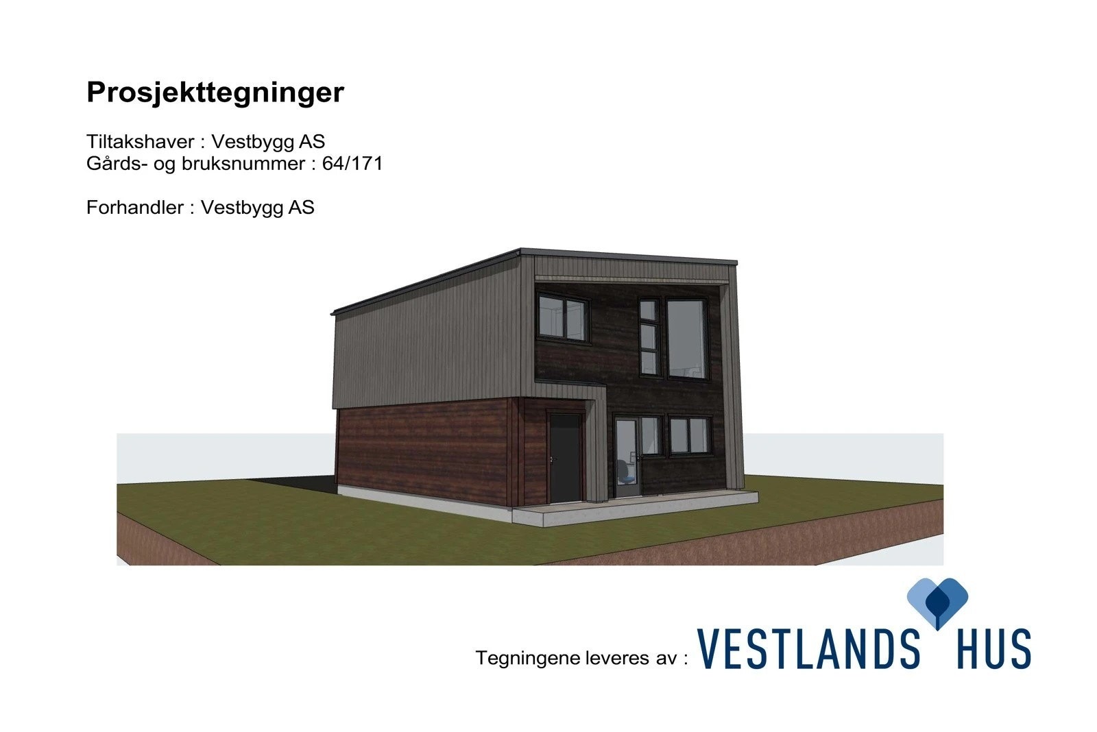 Bustad i rekke Galleribilde