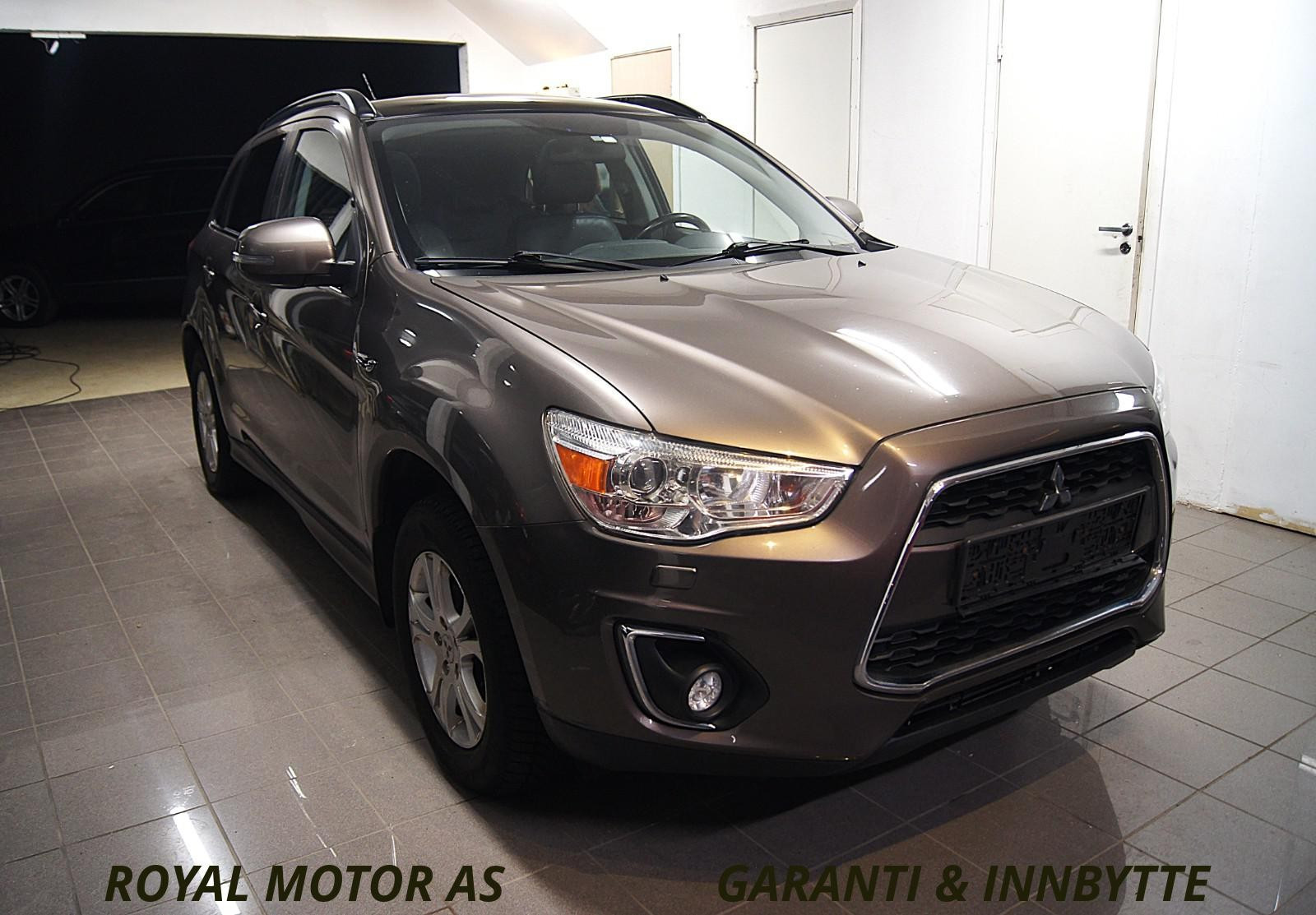 Mitsubishi ASX 2.2/150HK/4X4/LAV FORBRUK/PANO/NAVI/KROK/DAB+/ISOFIX+