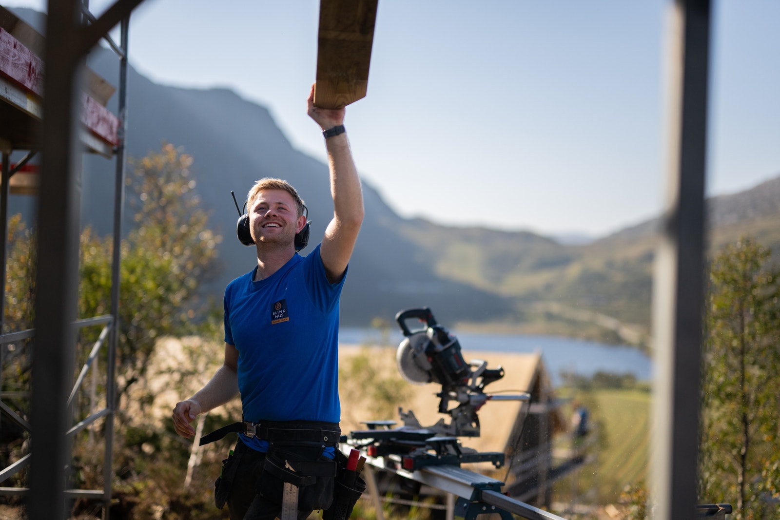 Fjåge, lokale og dyktige tømrere Galleribilde