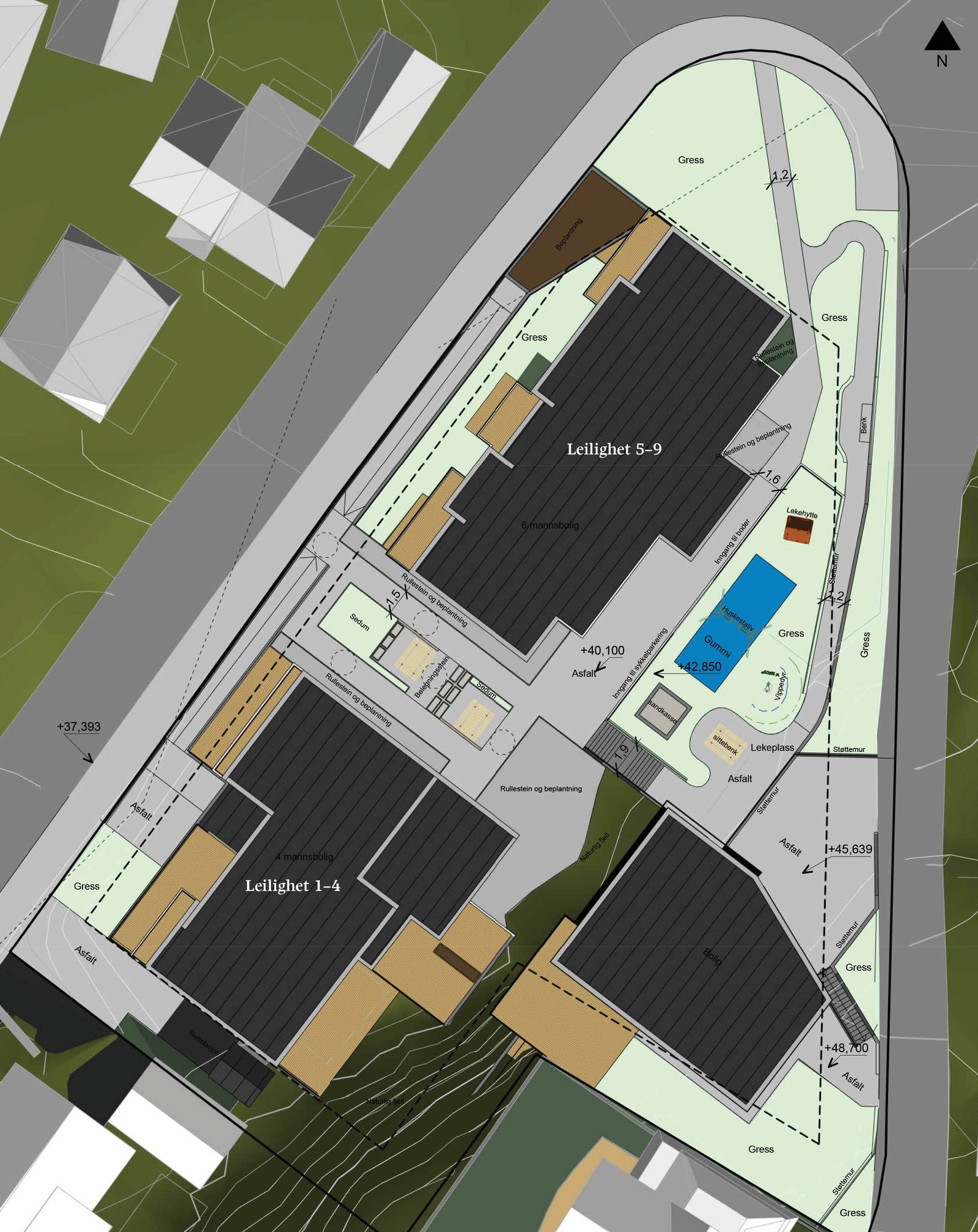 Situasjonsplan Galleribilde