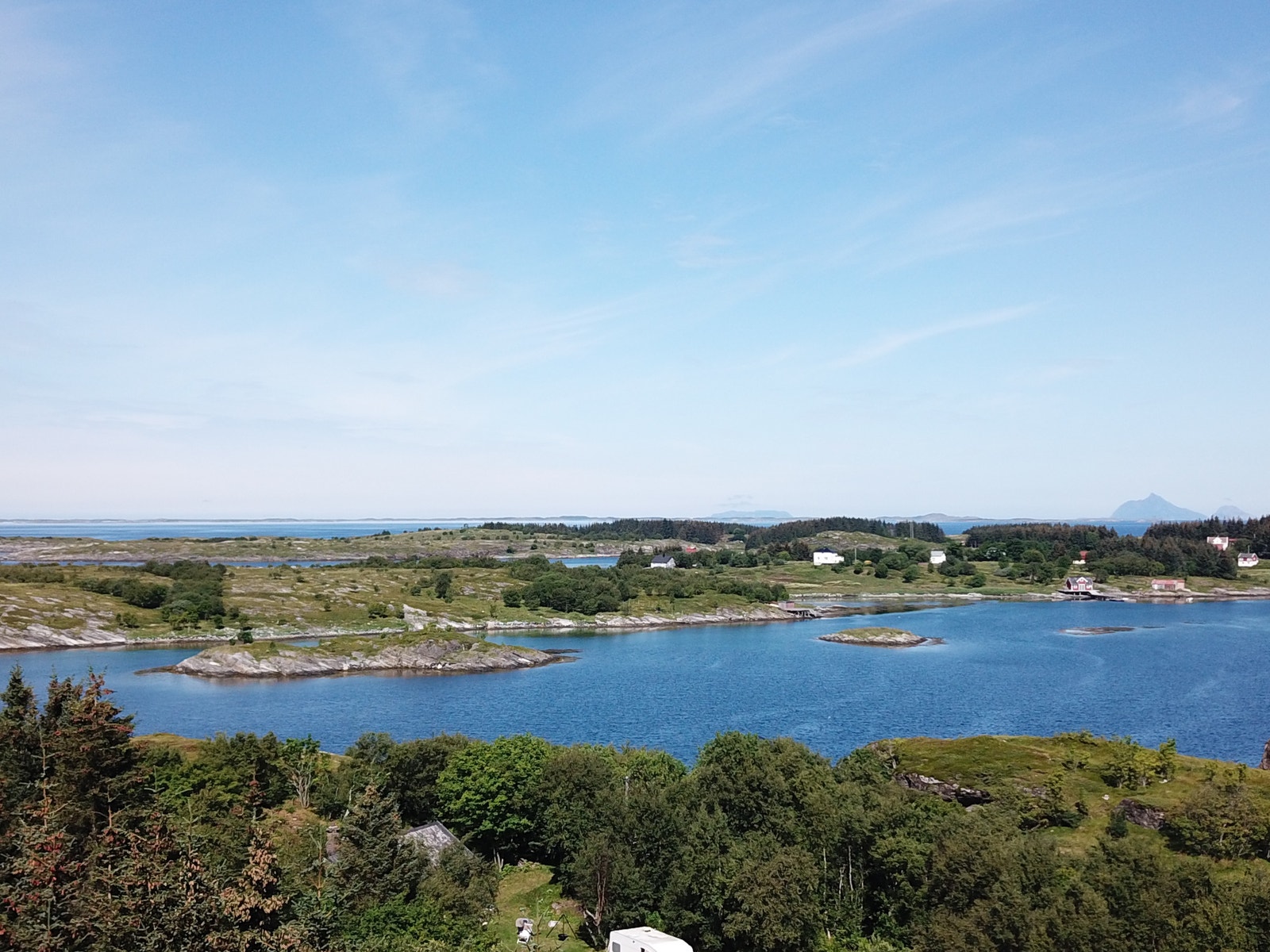 Dronebilde tatt over tomta Galleribilde