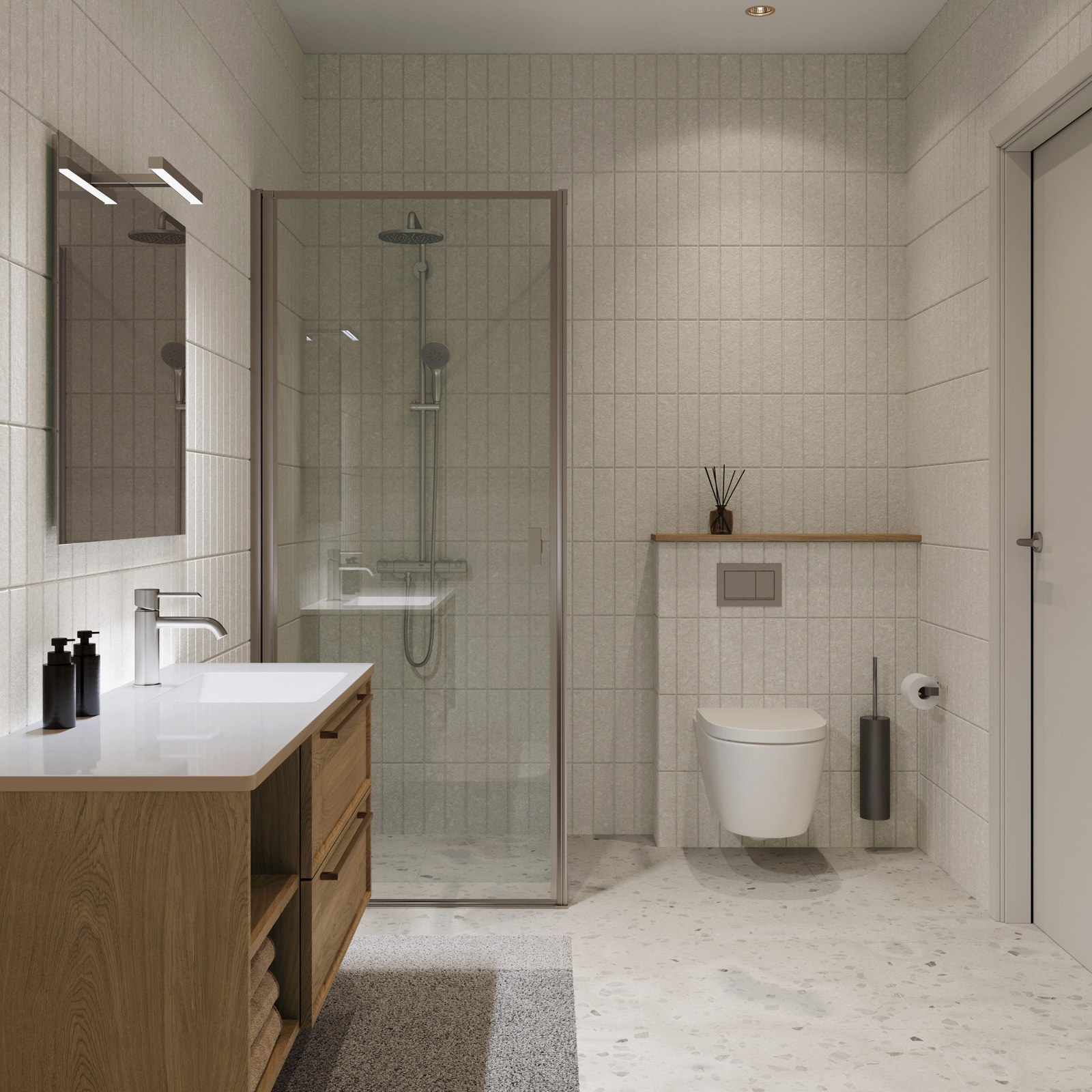 *De innvendige illustrasjonene er av kunstnerisk karakter og er kun ment som inspirasjon til hvordan leiligheten kan innredes og/eller utformes. Utsikten er ikke en direkte gjengivelse av faktiske forhold. Galleribilde