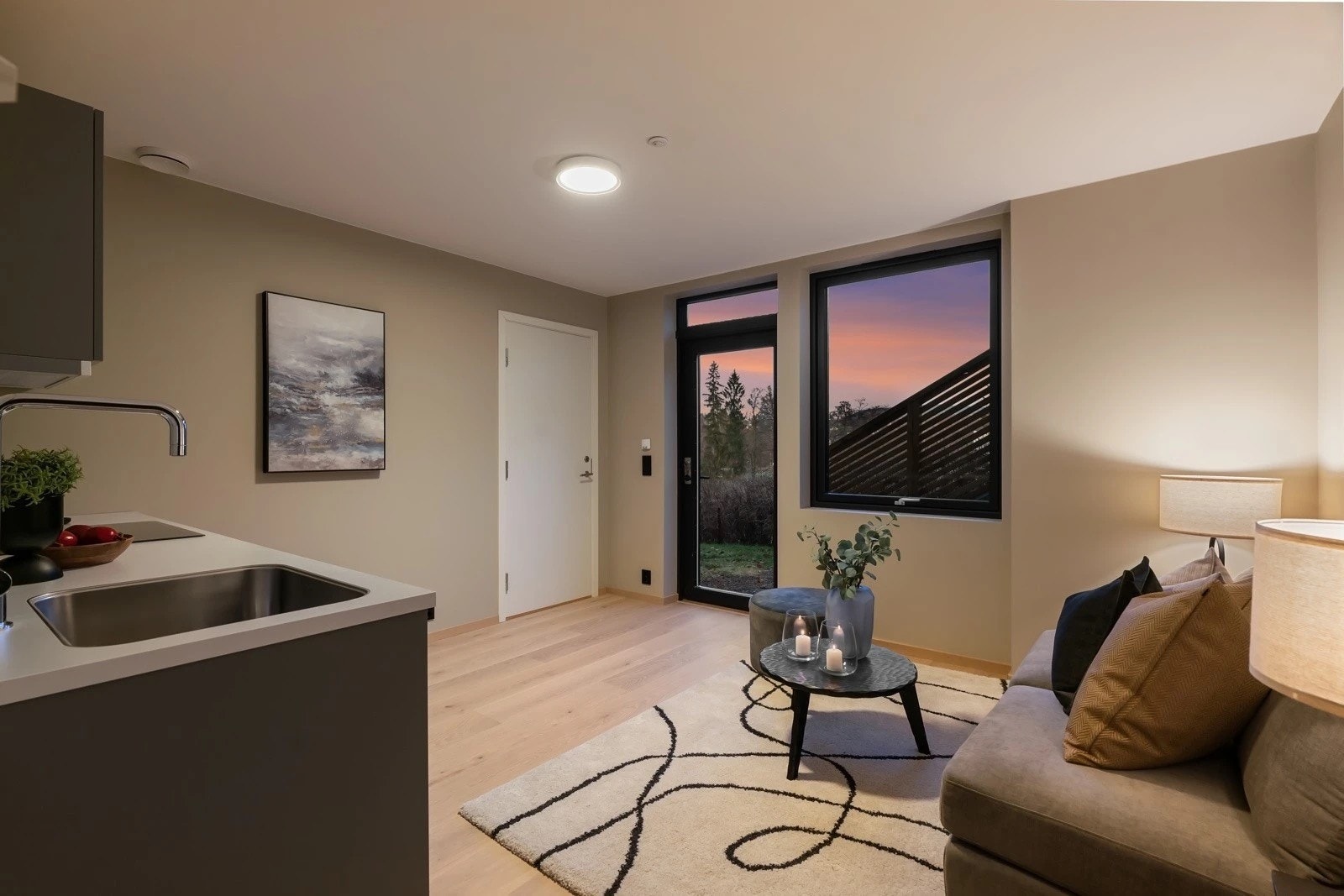 Stue/Sov Galleribilde