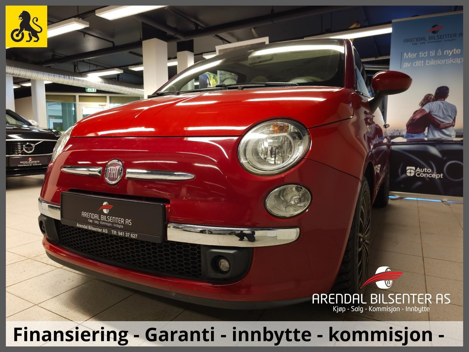 Fiat 500 1.2L / EU-MARS.26 / PIGGDEKK / GLASSTAK ++