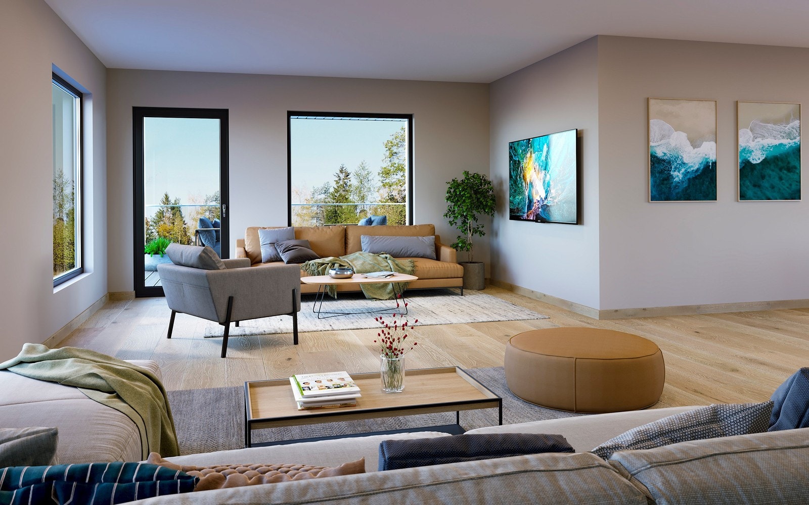 Illustrasjonsbilde - Stue Galleribilde