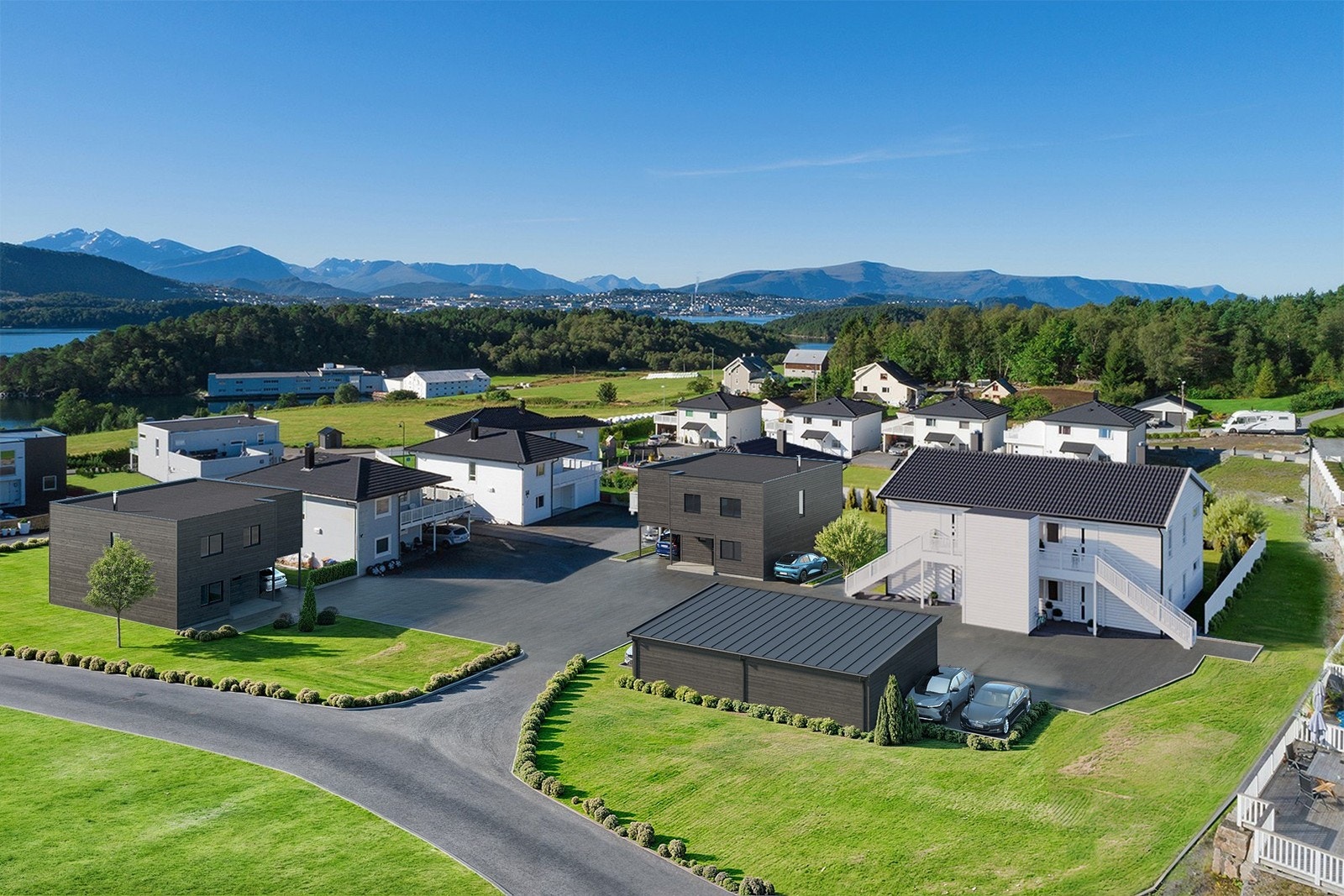 Illustrasjonsbilde - Boligfelt Galleribilde