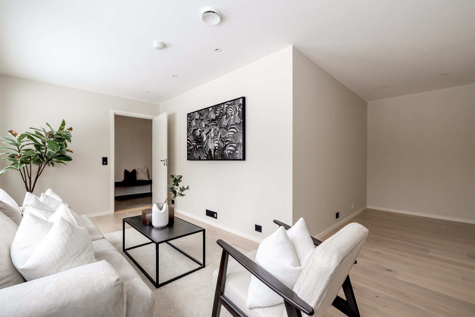 I underetasjen er det oppholdsrom Galleribilde