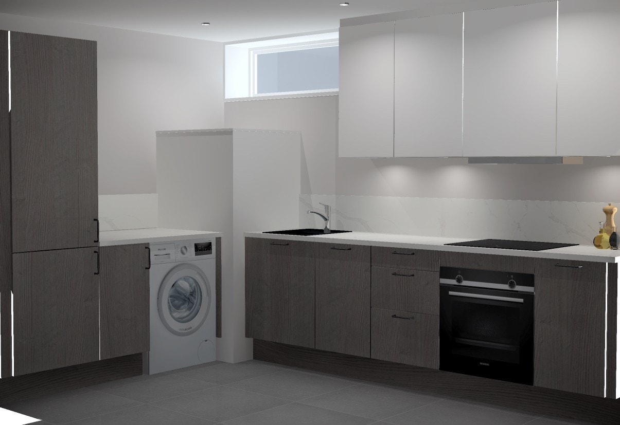 Kjøkkentegning Galleribilde