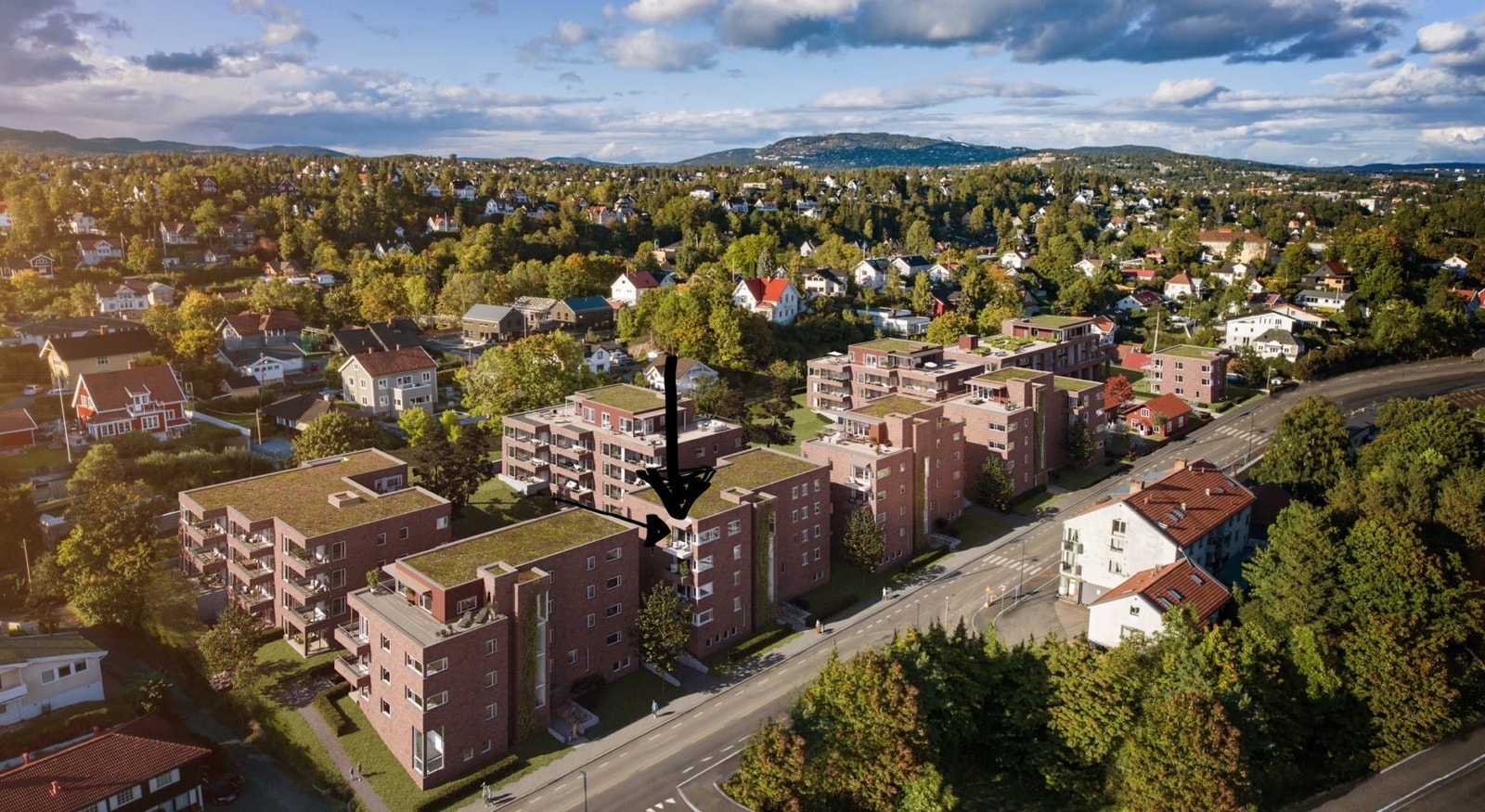 4. etasje med heis Galleribilde