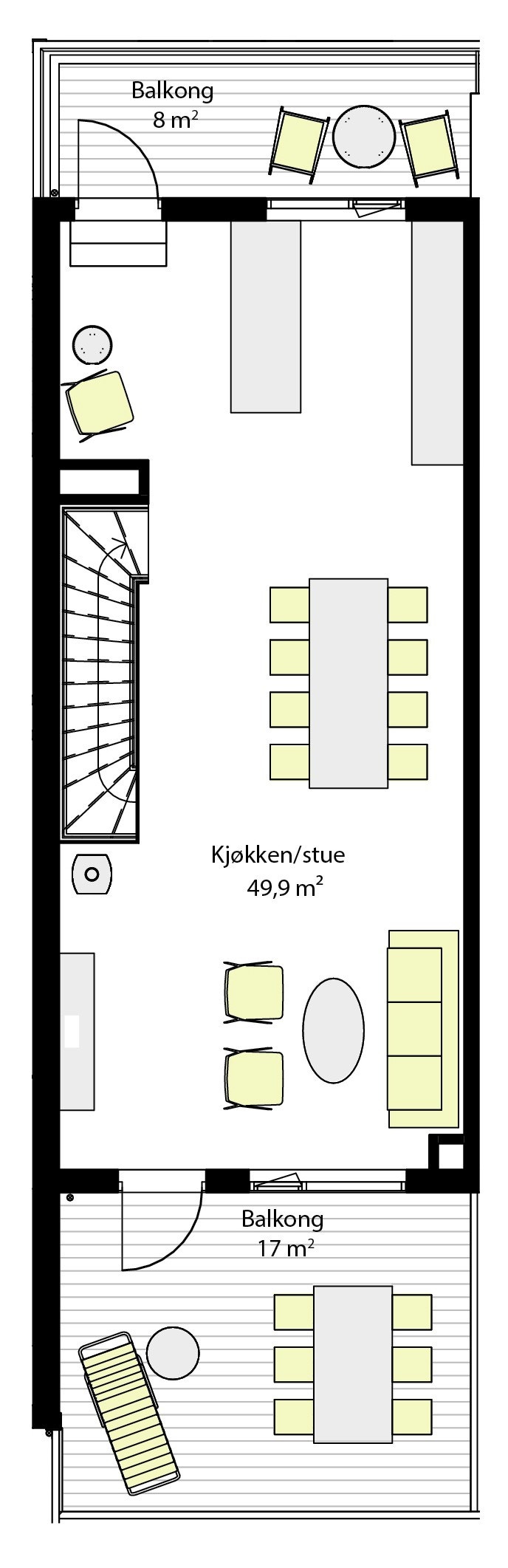 Plantegning 2. etg. Galleribilde