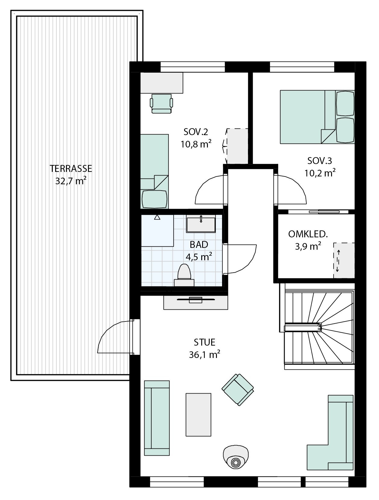 Hus 24 2 etasje Galleribilde