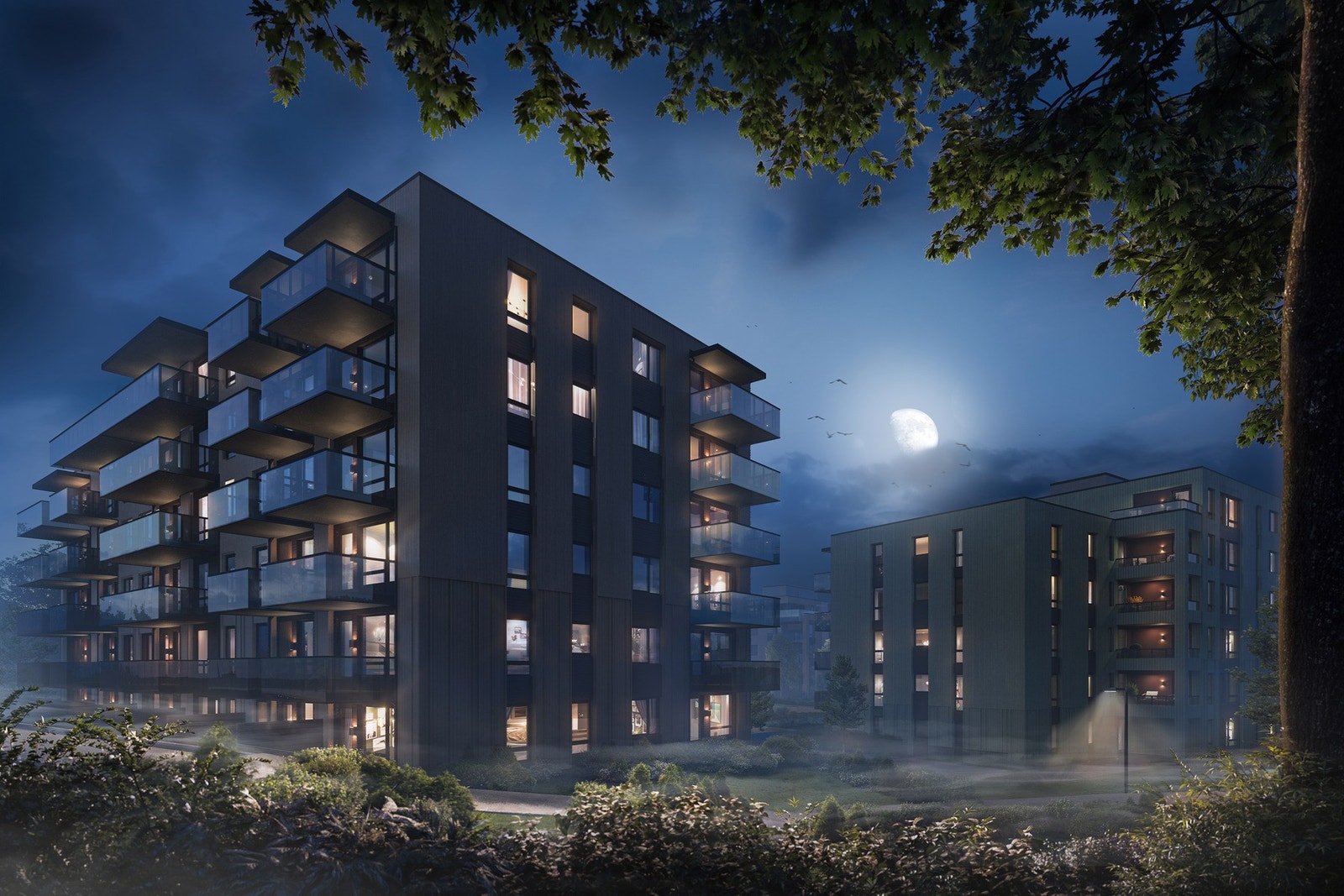 Felles bod/lager i kjeller med mulighet for blant annet
sykkelvask. Illustrasjon, avvik vil forekomme. Galleribilde