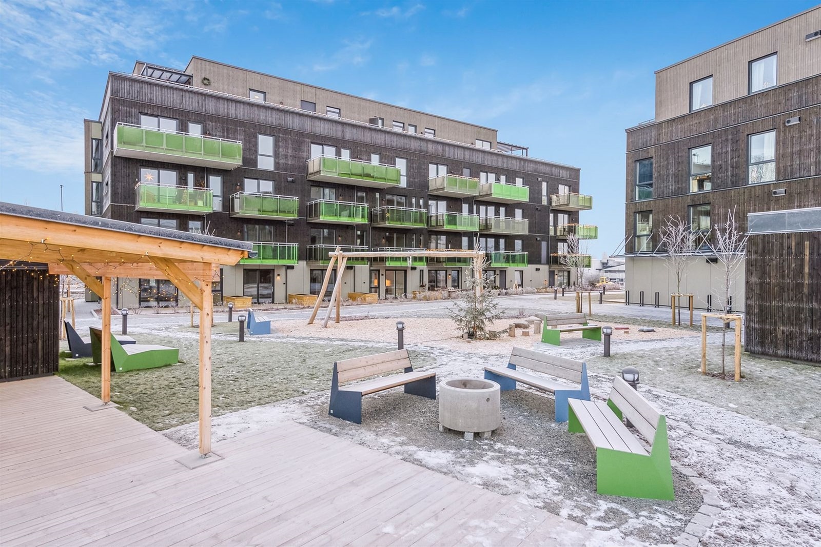 Husebyenga hage er et nytt boligområde med egen hage midt i sentrum! Galleribilde