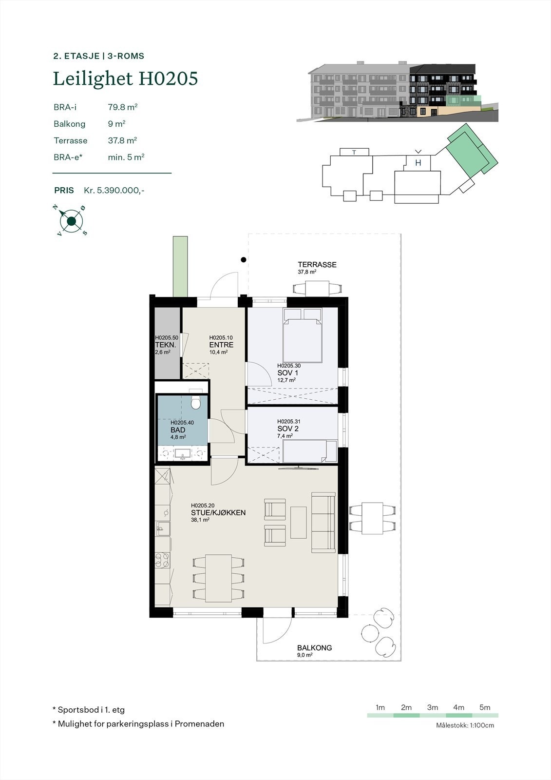 Plantegning Galleribilde