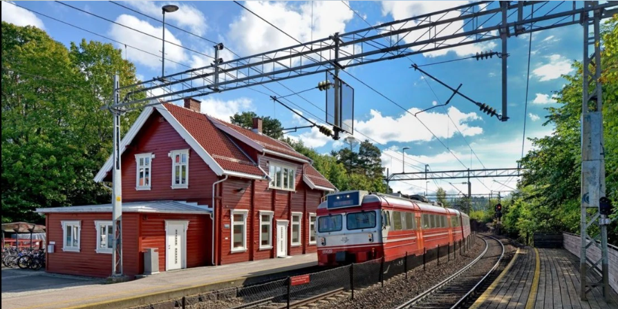 5 minutter å gå til toget Galleribilde