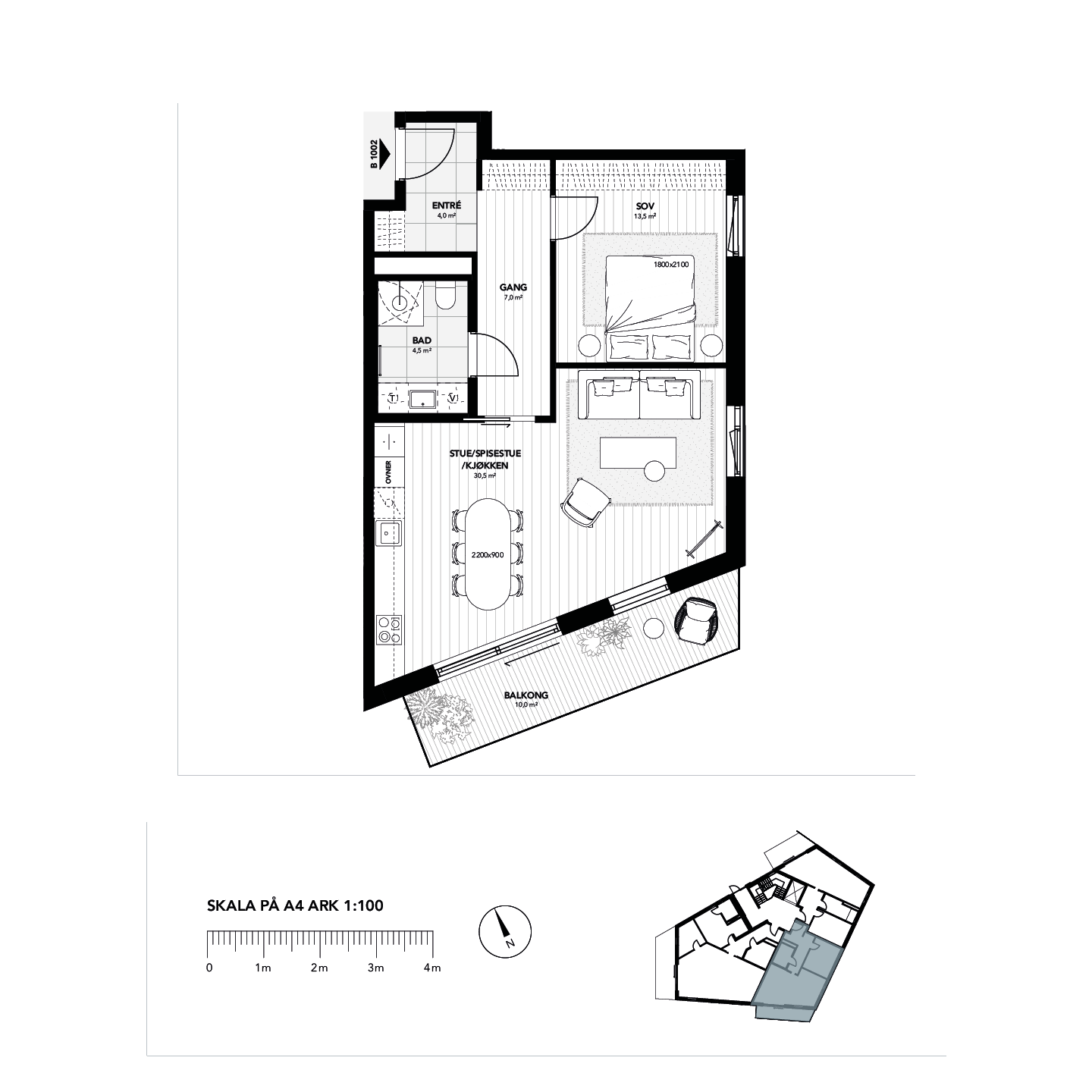 Plantegning. Galleribilde