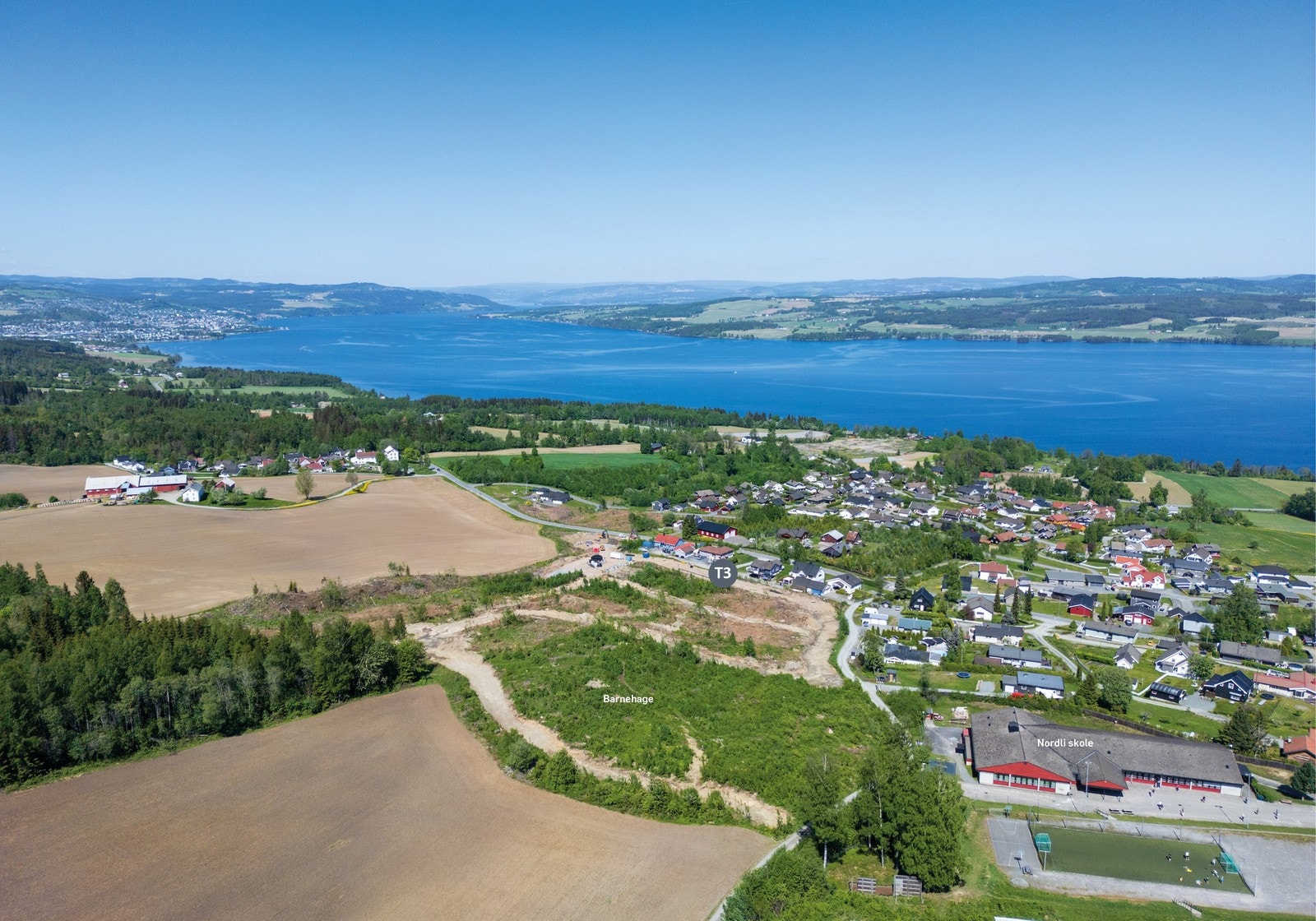 Plassering på feltet. Galleribilde