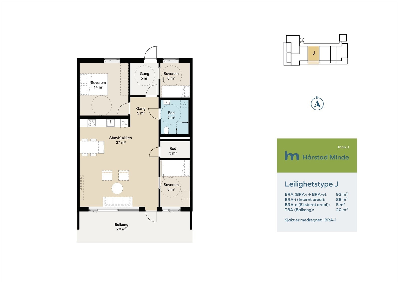 Leilighetstype J Galleribilde