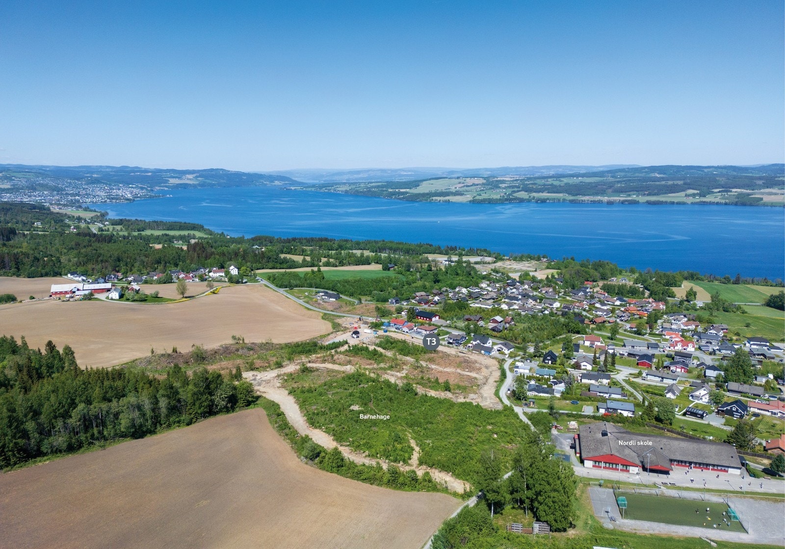 Plassering på feltet. Galleribilde
