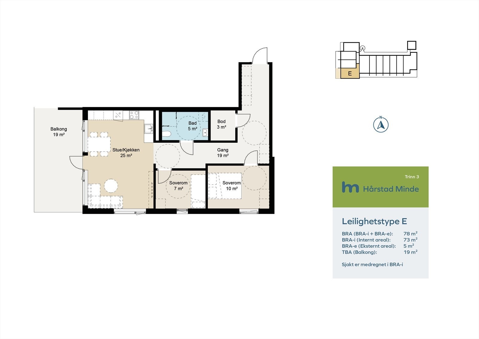 Leilighetstype E Galleribilde