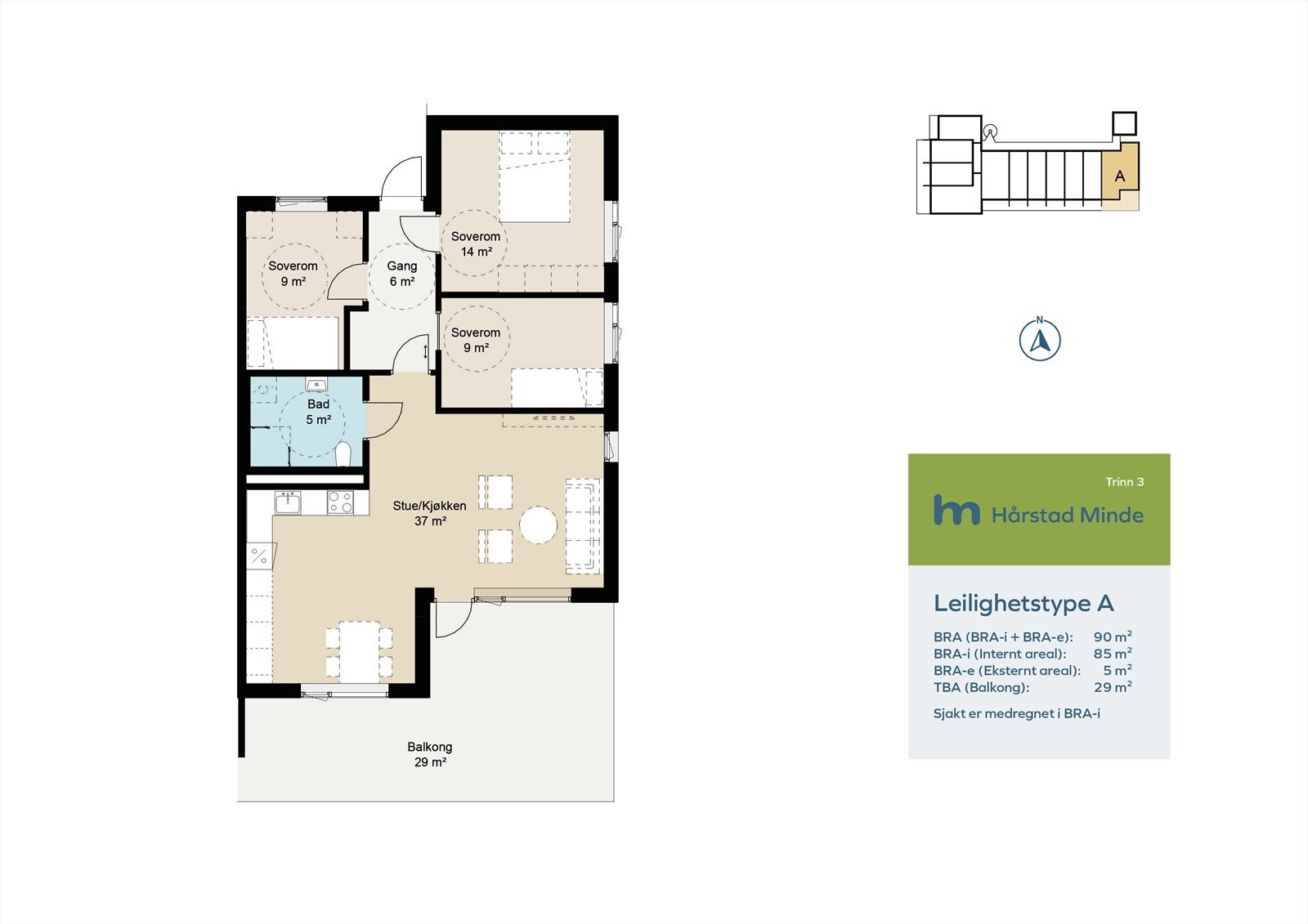 Leilighetstype A Galleribilde