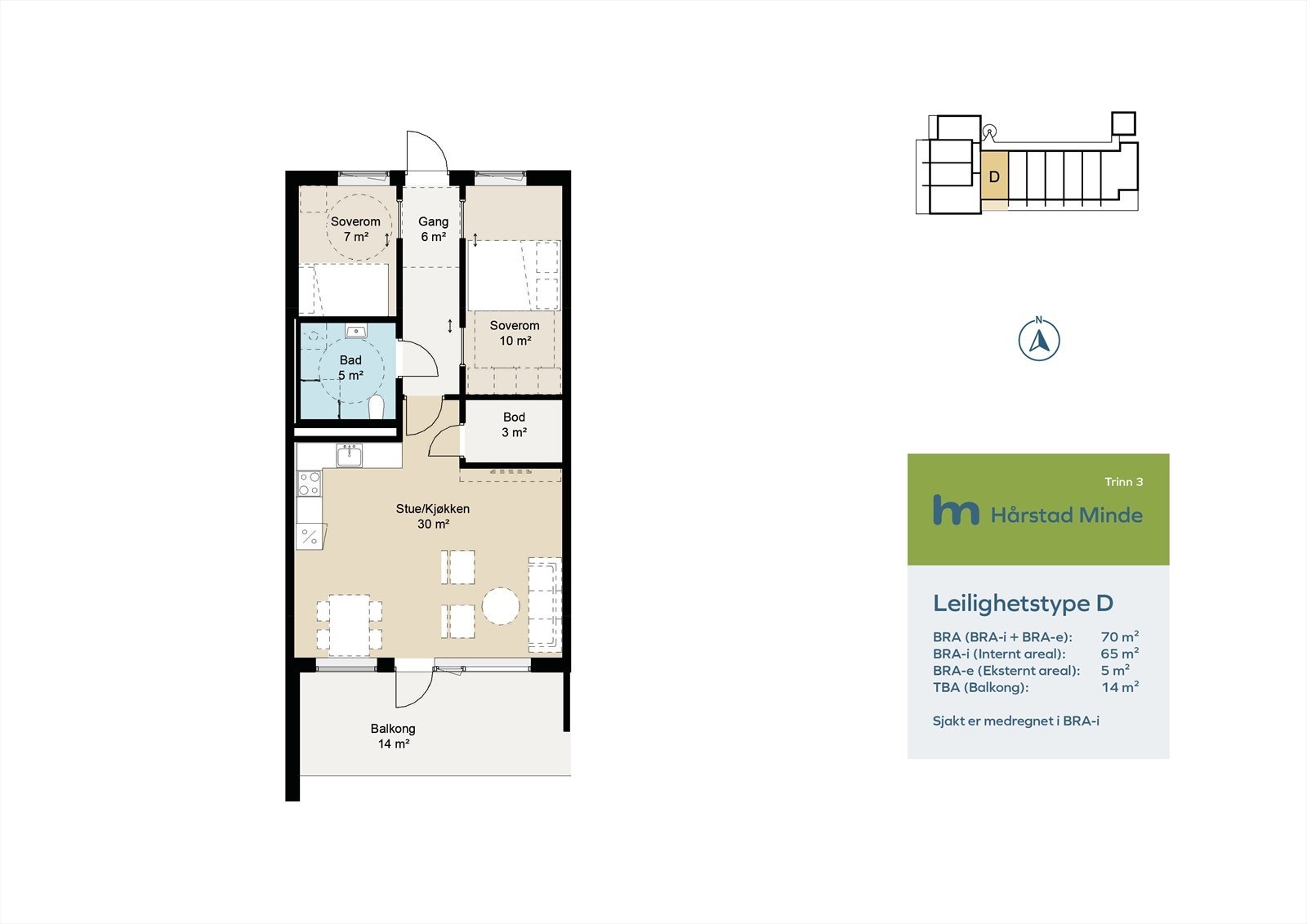 Leilighetstype D Galleribilde