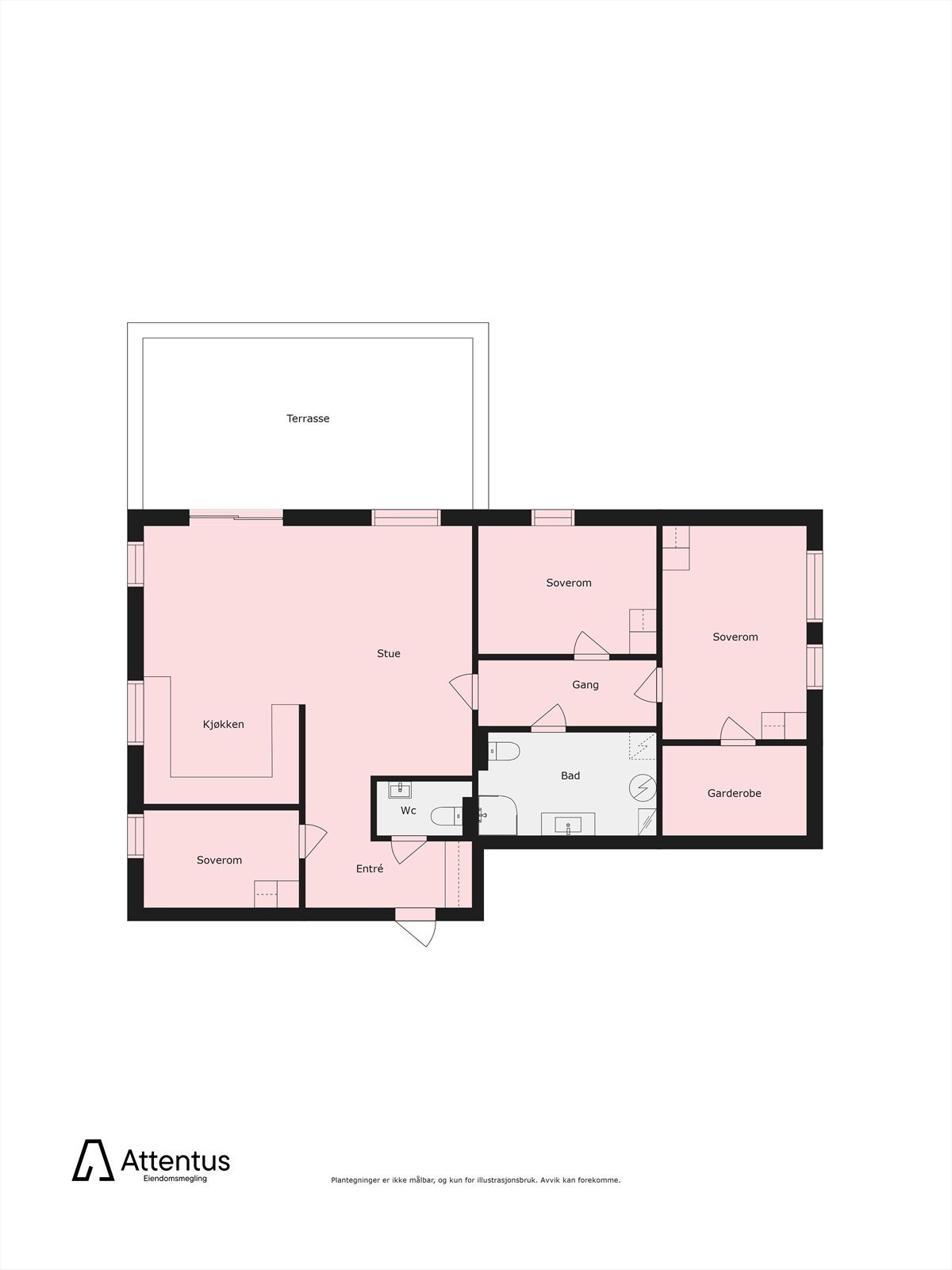 Plantegning Galleribilde
