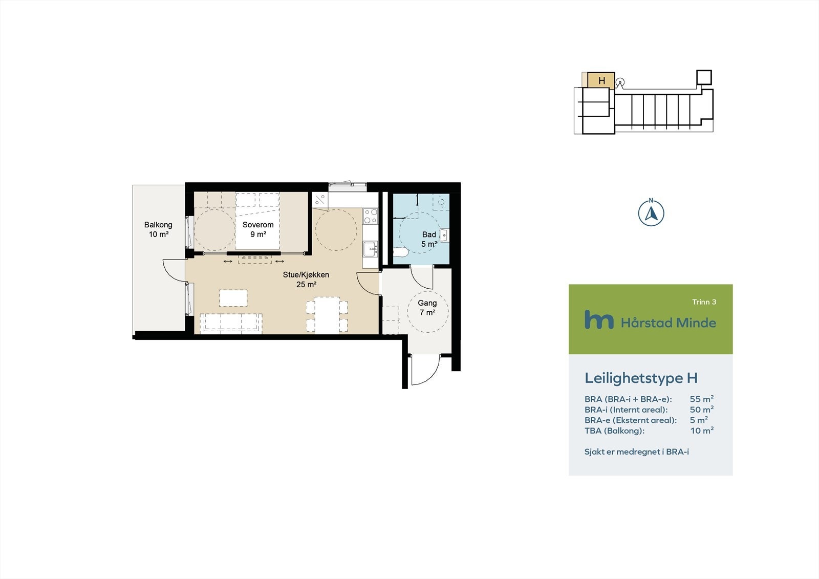 Leilighetstype H Galleribilde