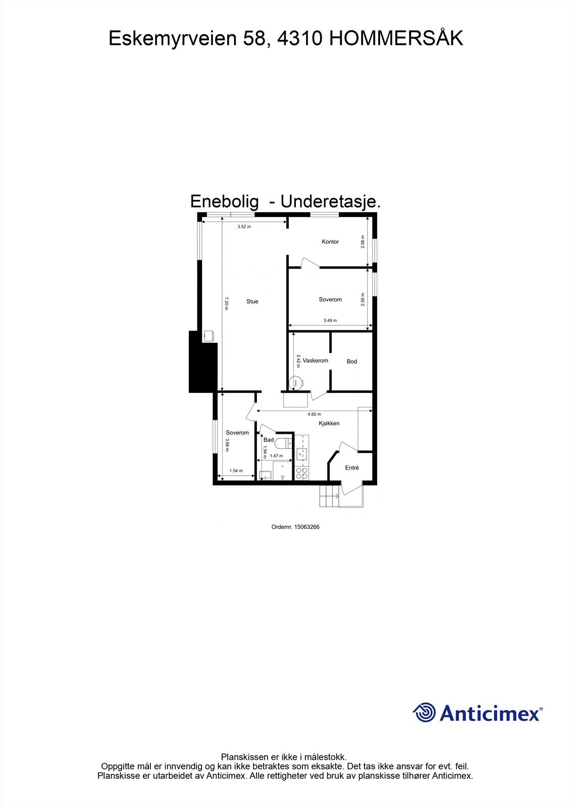 Plantegning kjeller Galleribilde