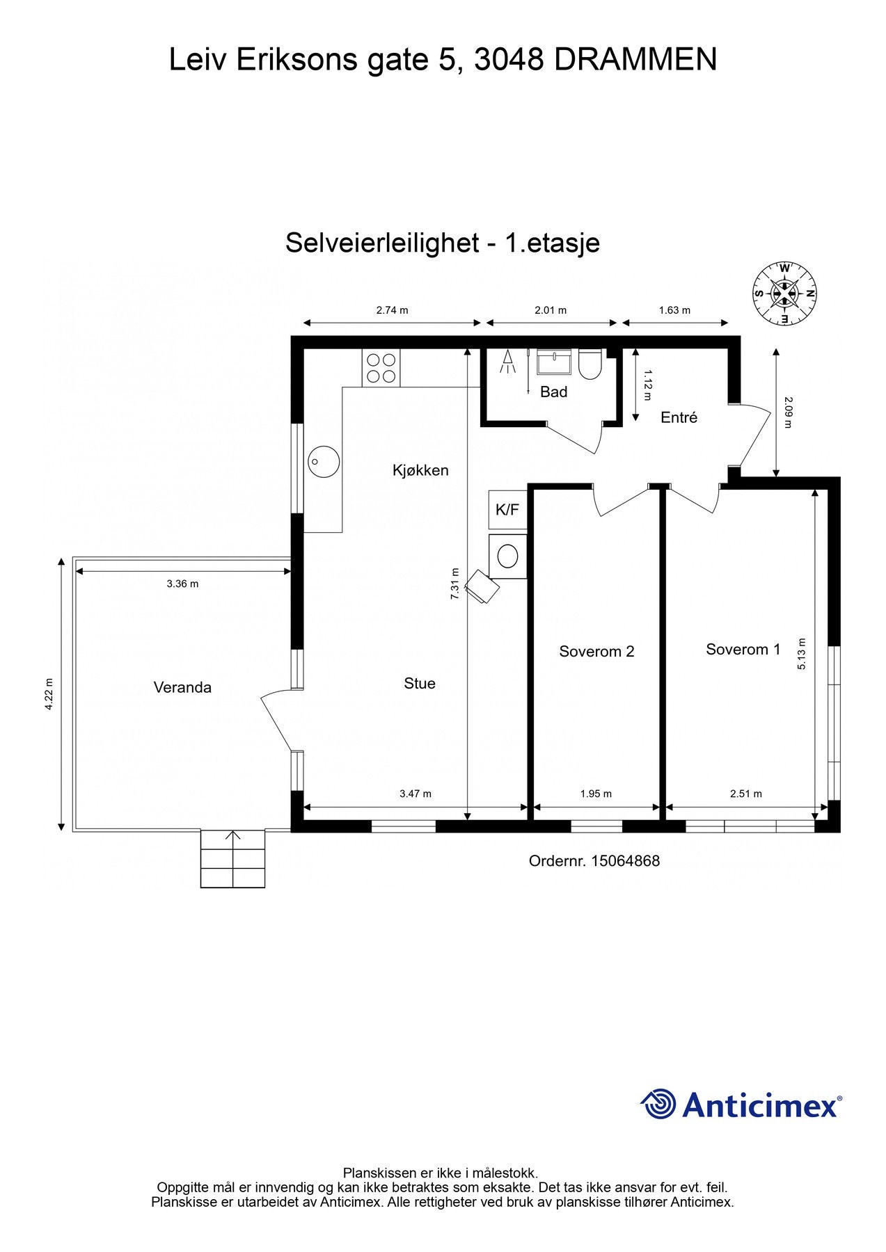Plantegning Galleribilde