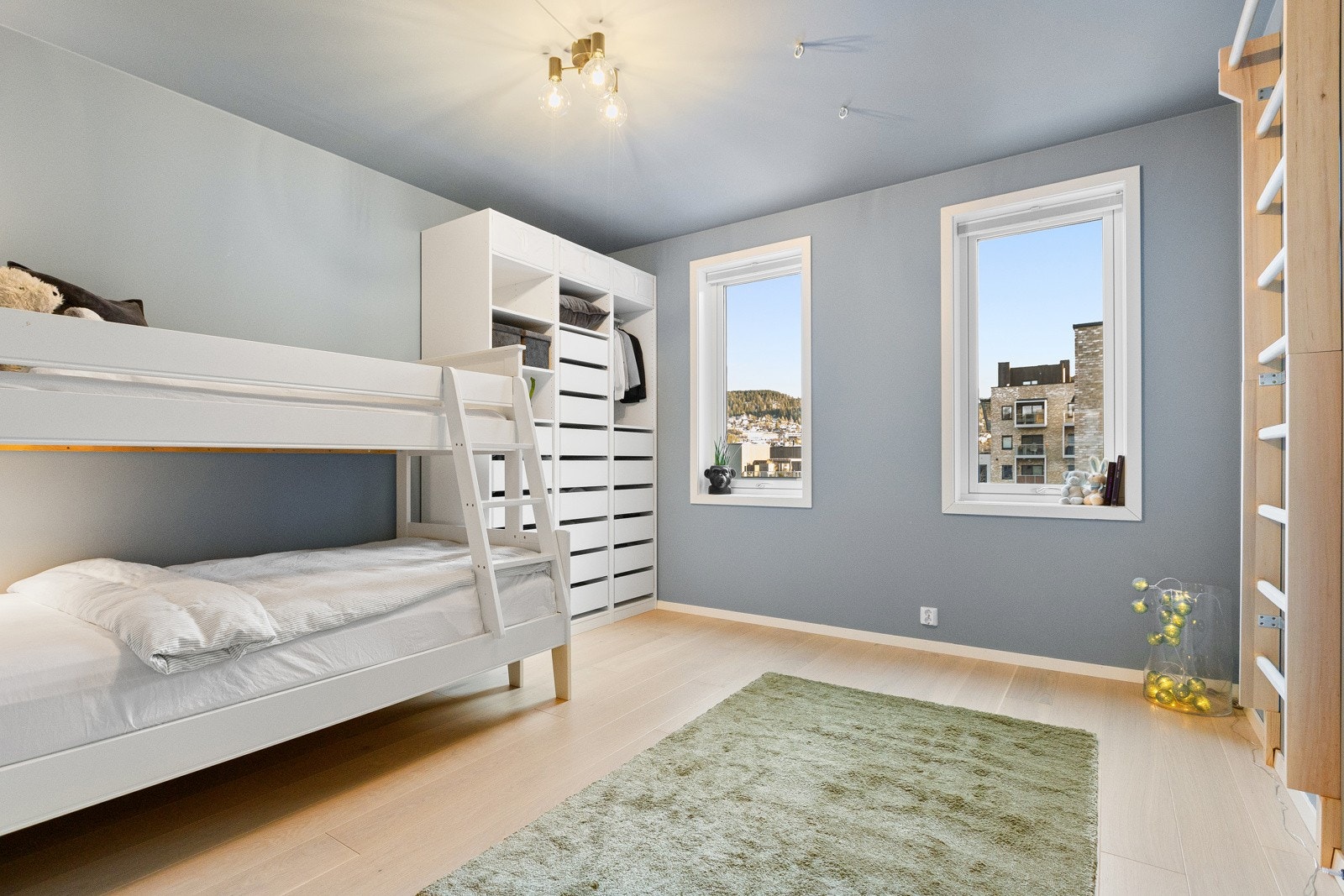 Hovedsoverommet er idag innredet som barnerom. Galleribilde