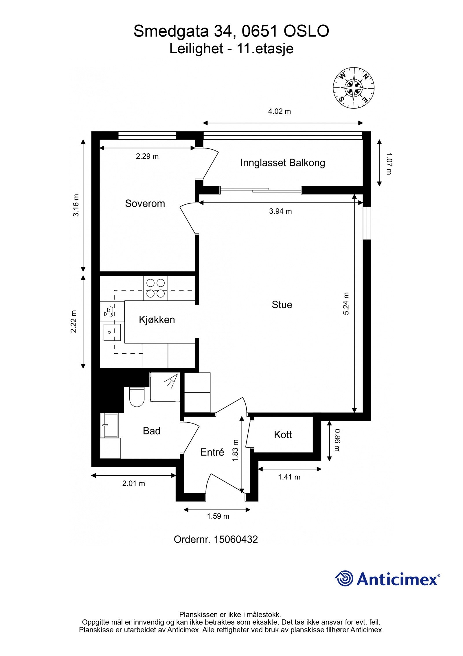 plantegning Galleribilde