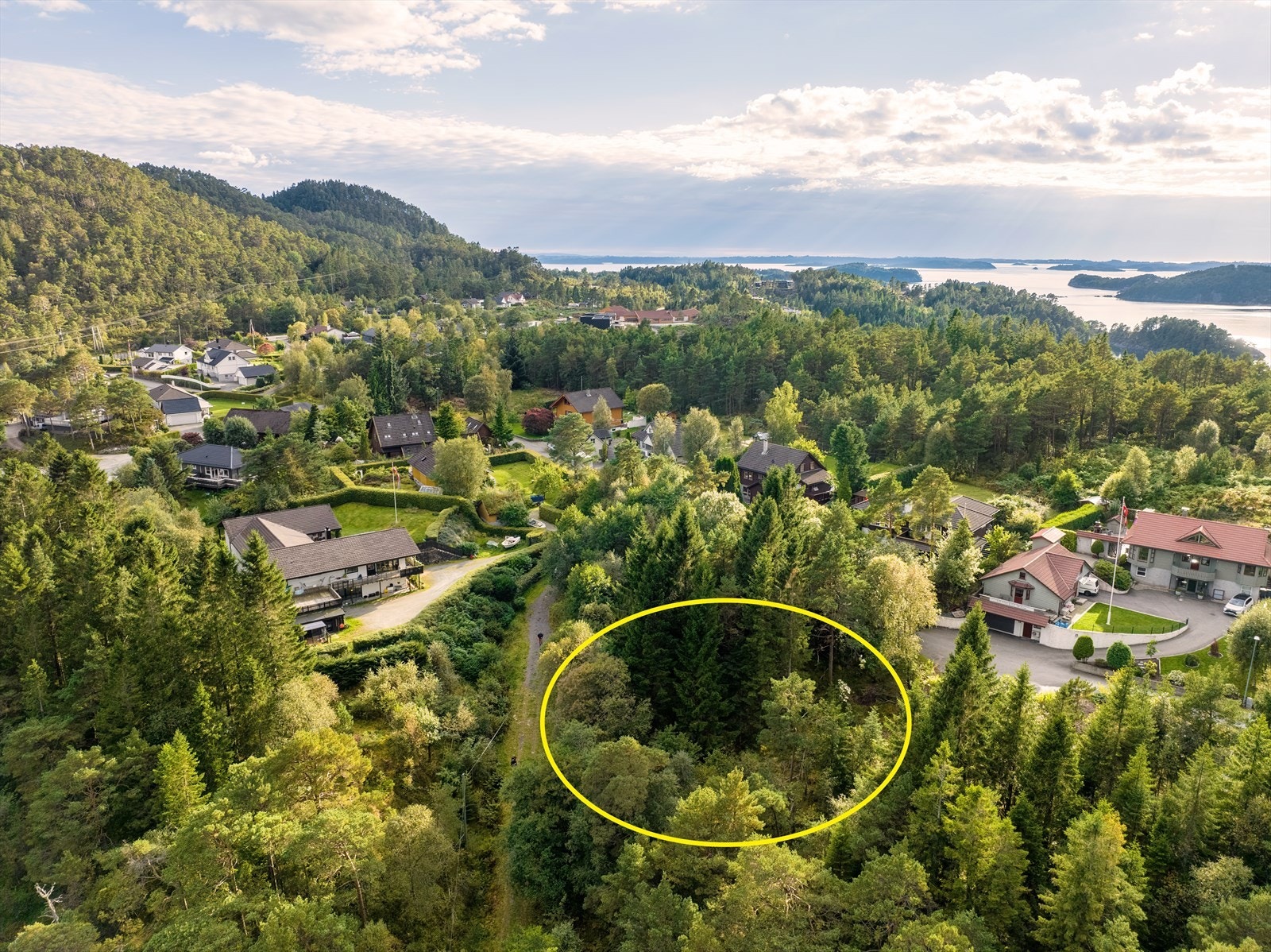 Nabolaget Sveingard er et veletablert og vakkert nabolag Galleribilde