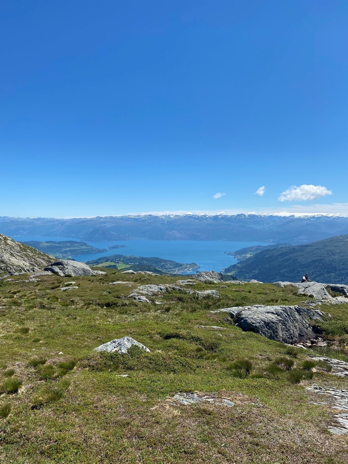 Utsikt fra populære Solhellanuten Galleribilde