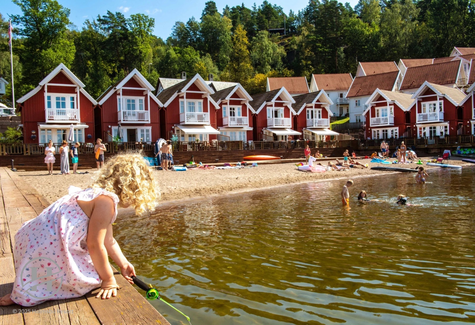 Krabbefiske og fiske fra brygger og svaberg. Galleribilde