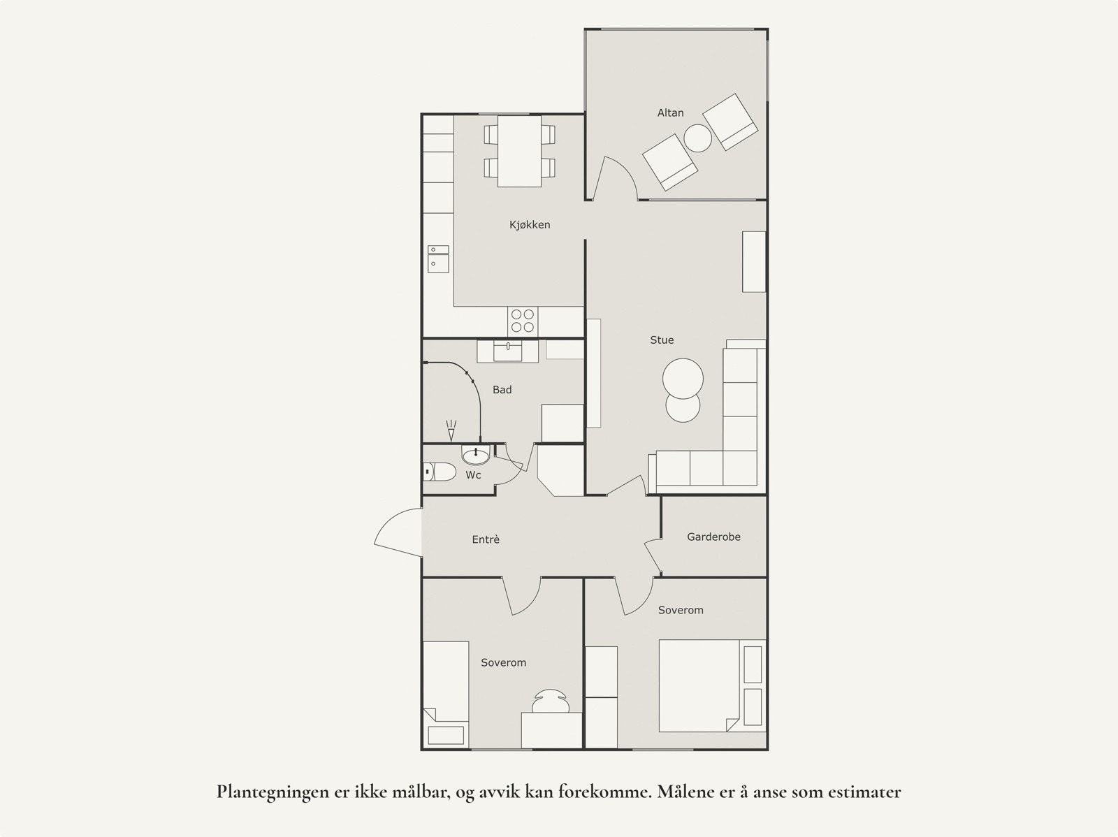 Plantegning 3.etg. Galleribilde