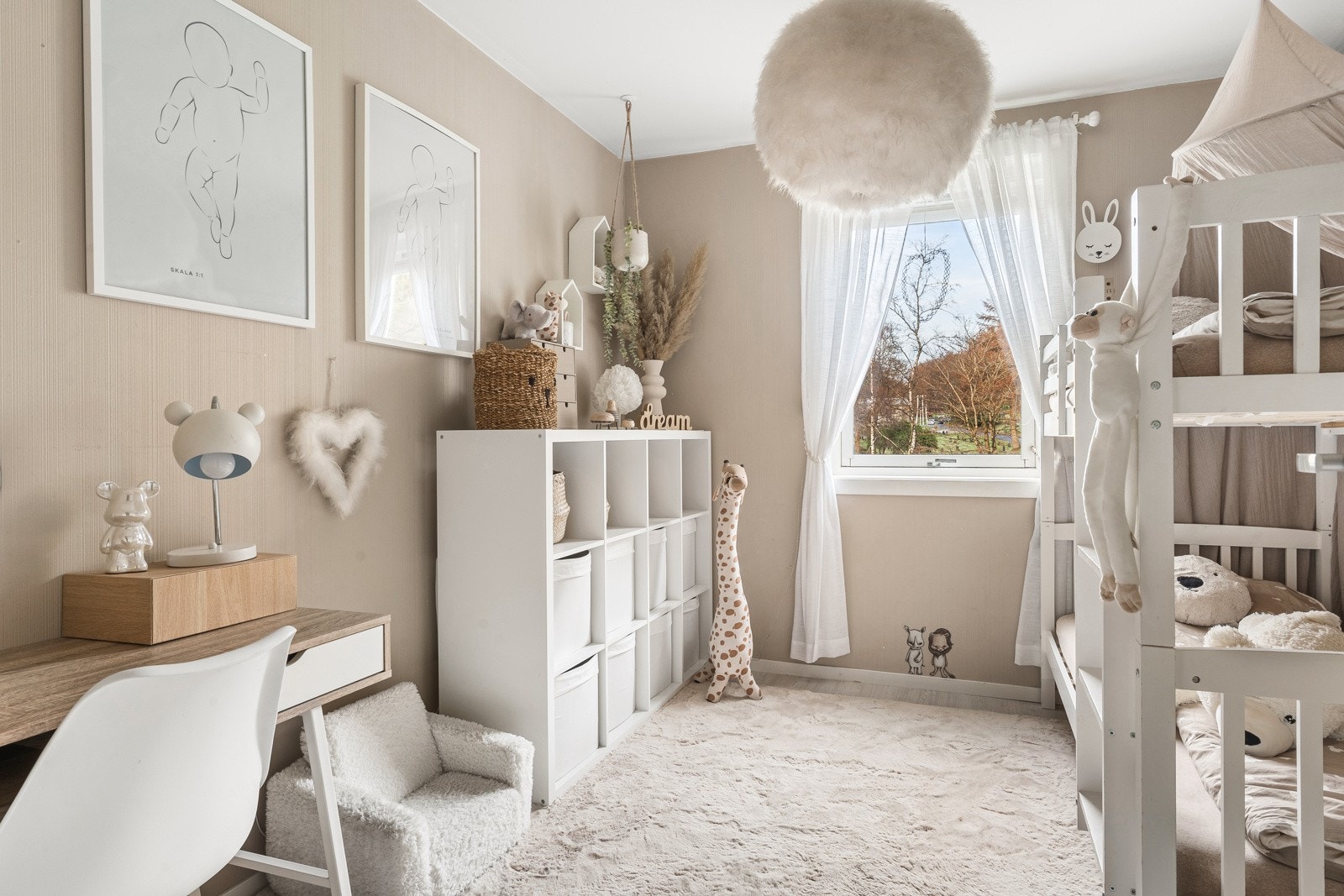 Soverom nr 2 er målt til 9,2 kvm. Galleribilde