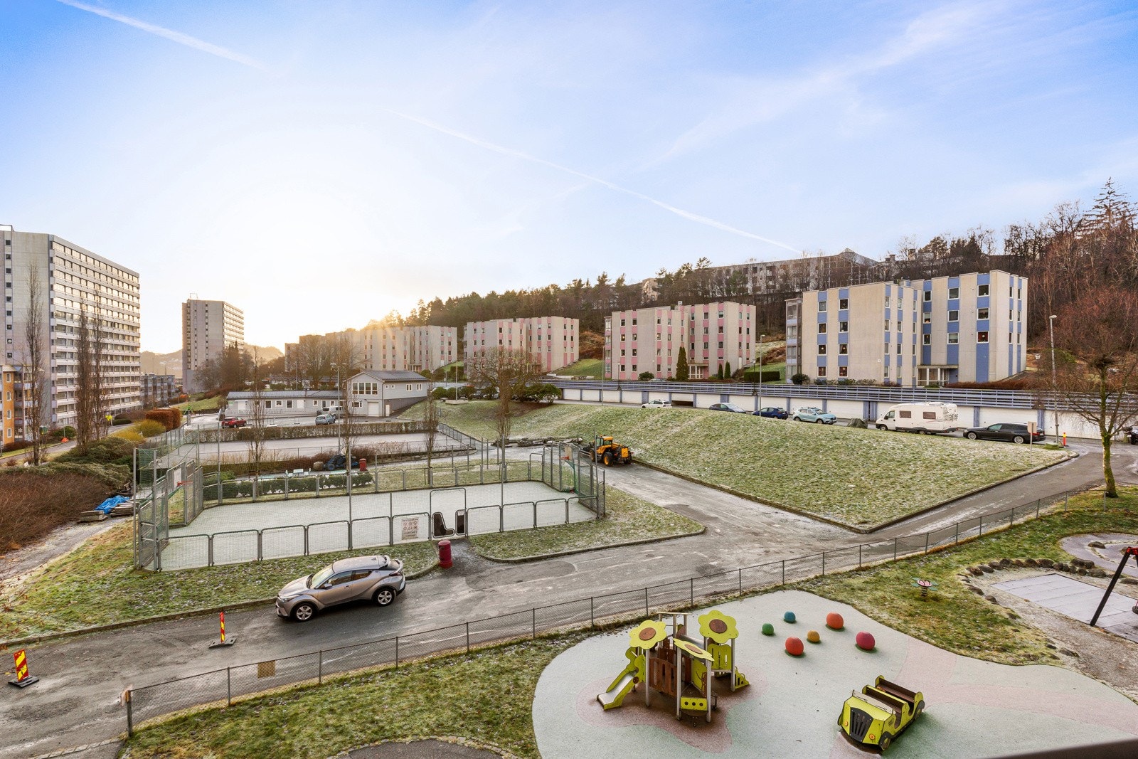 Balkongen er målt til 9,2 kvm. Galleribilde